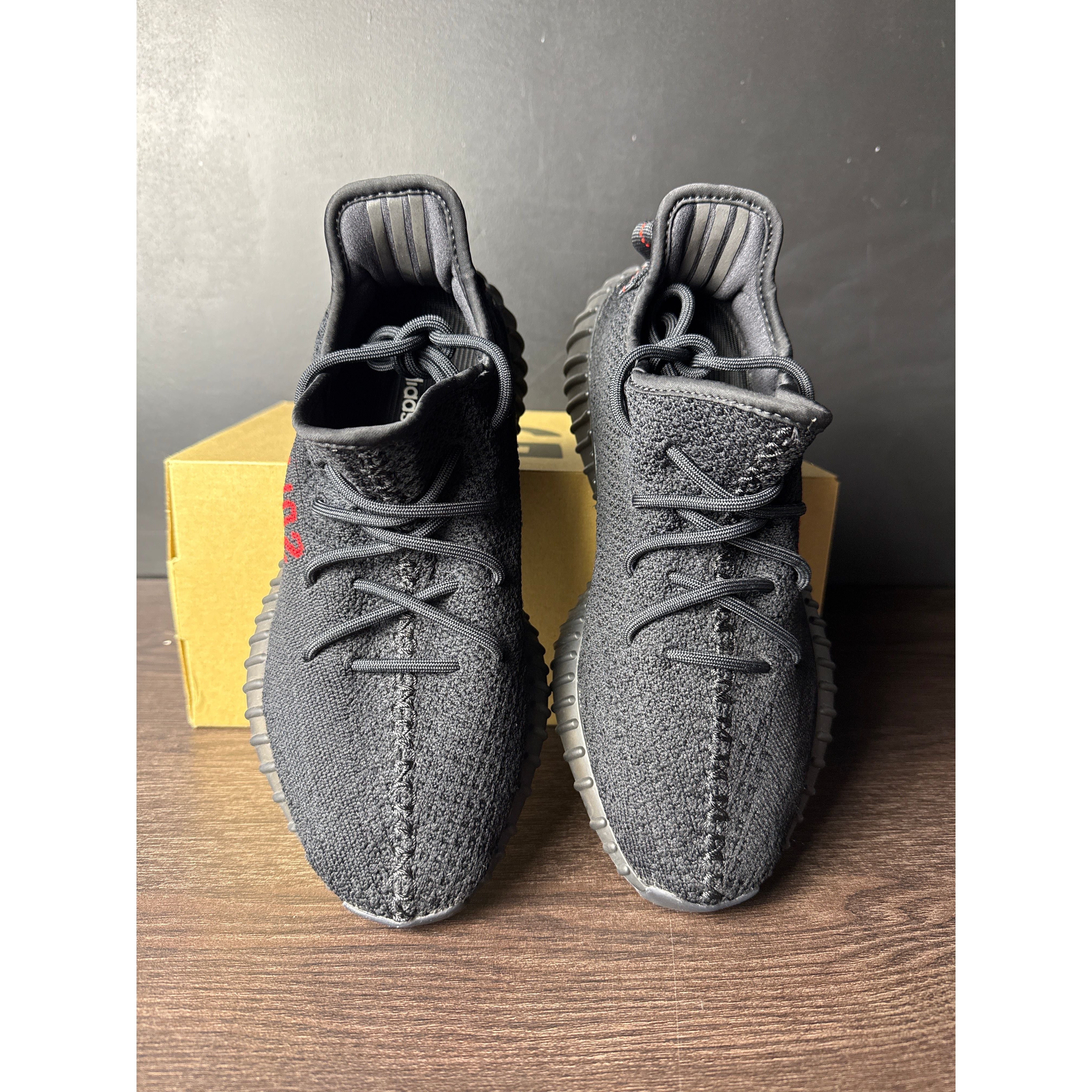 adidas Yeezy Boost 350 V2 "Bred" (Black Red) **PRE-OWNED**