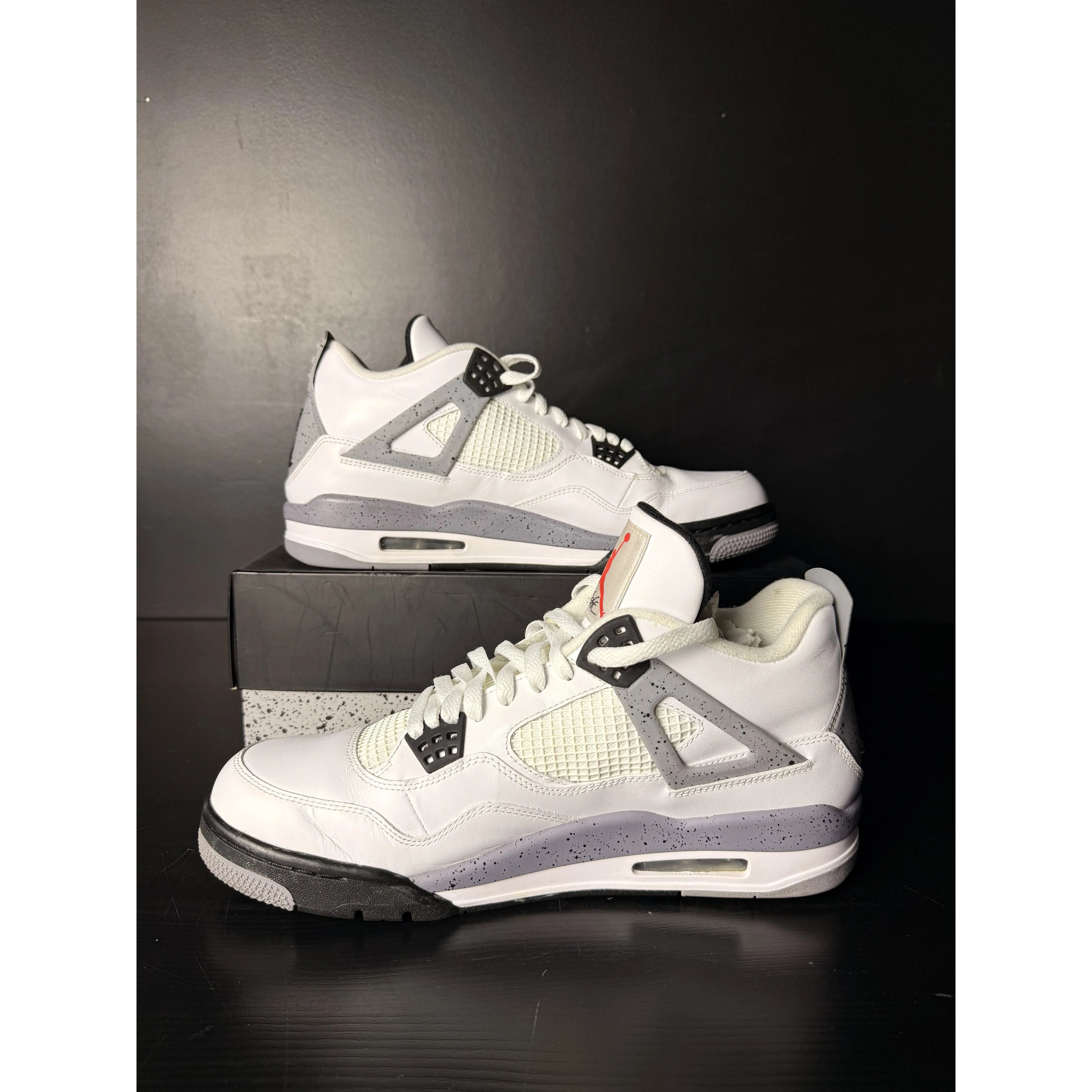 Air Jordan 4 Retro "White Cement" (2012) **PRE-OWNED**