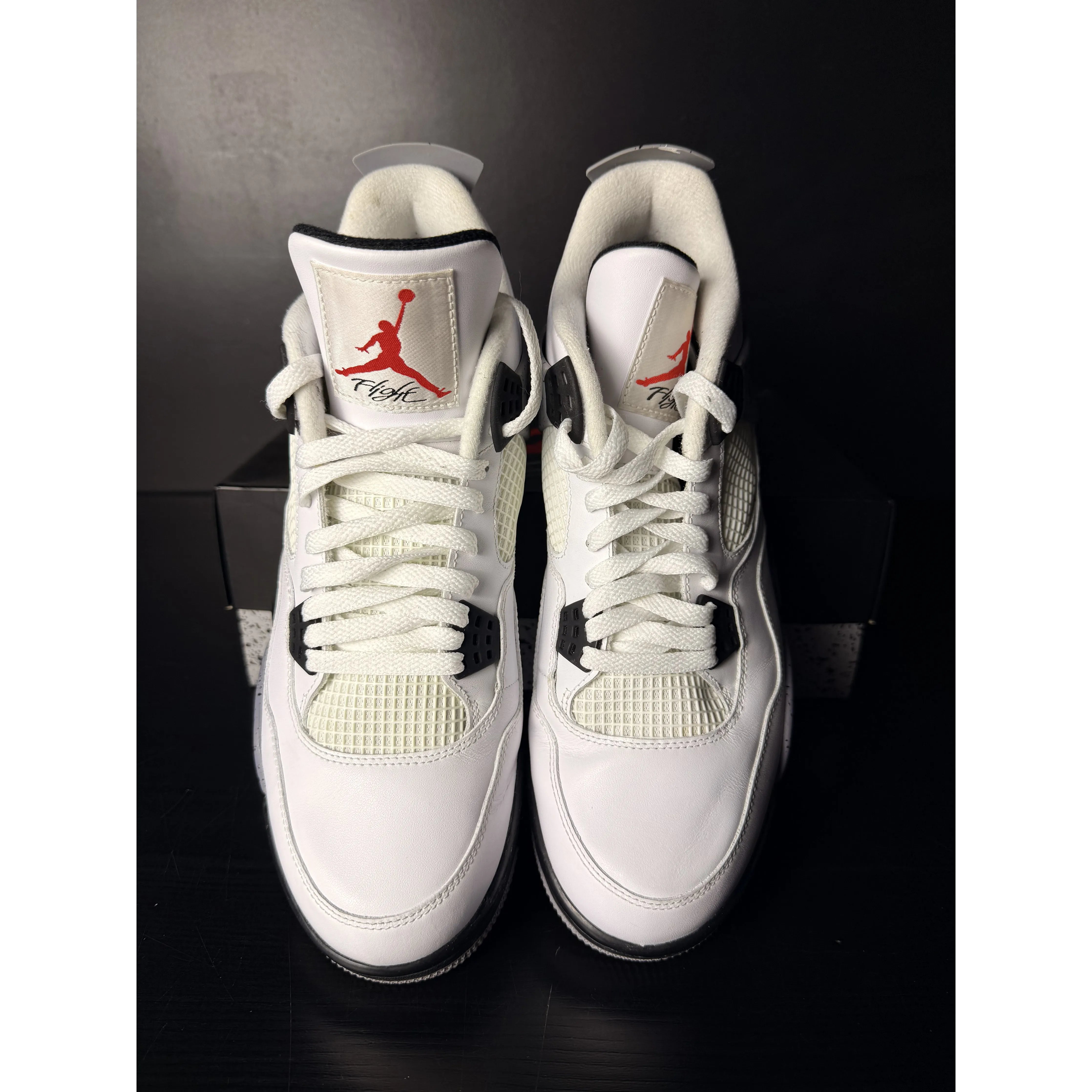 Air Jordan 4 Retro "White Cement" (2012) **PRE-OWNED**