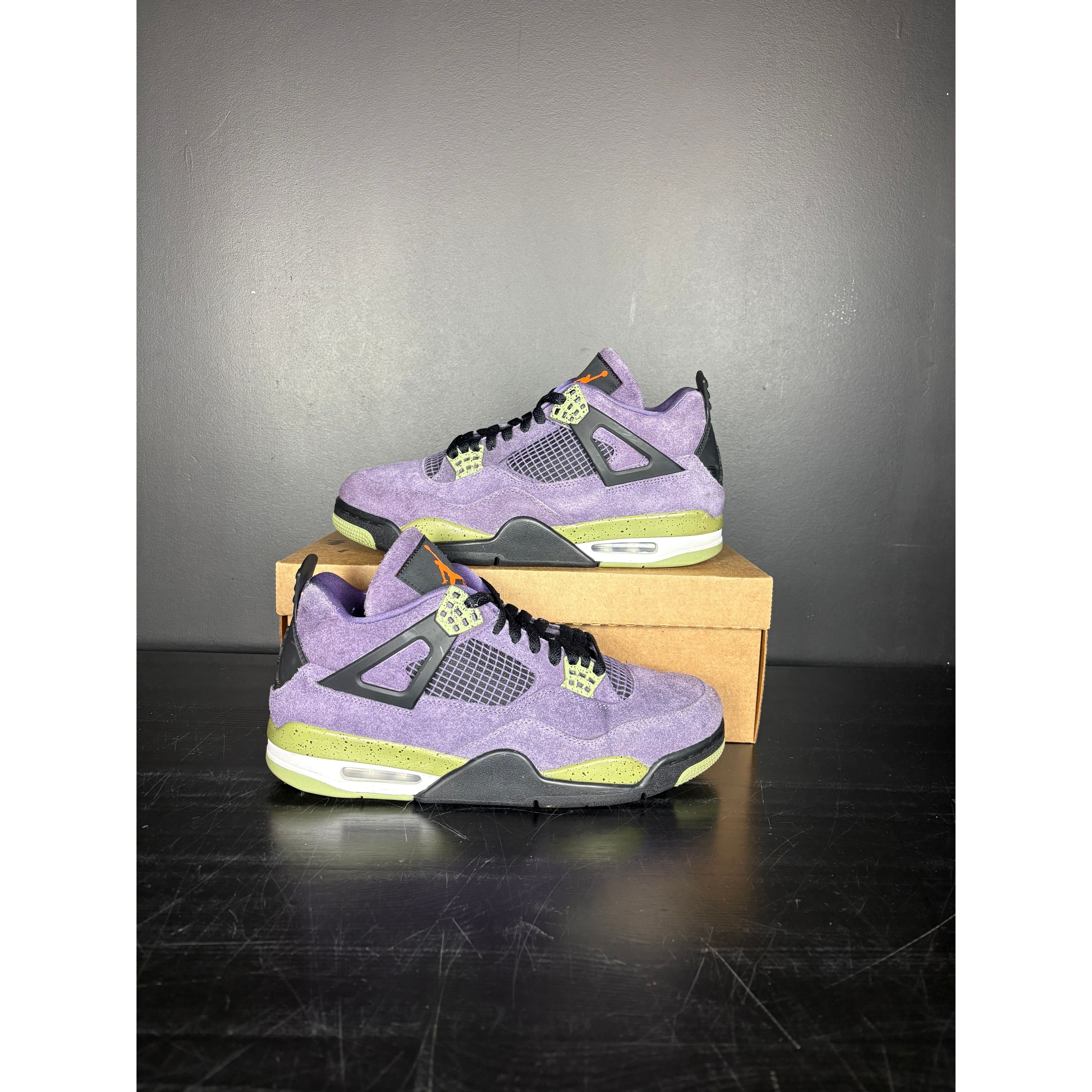 Air Jordan 4 Retro "Canyon Purple" (WMNS) **PRE-OWNED** NO BOX