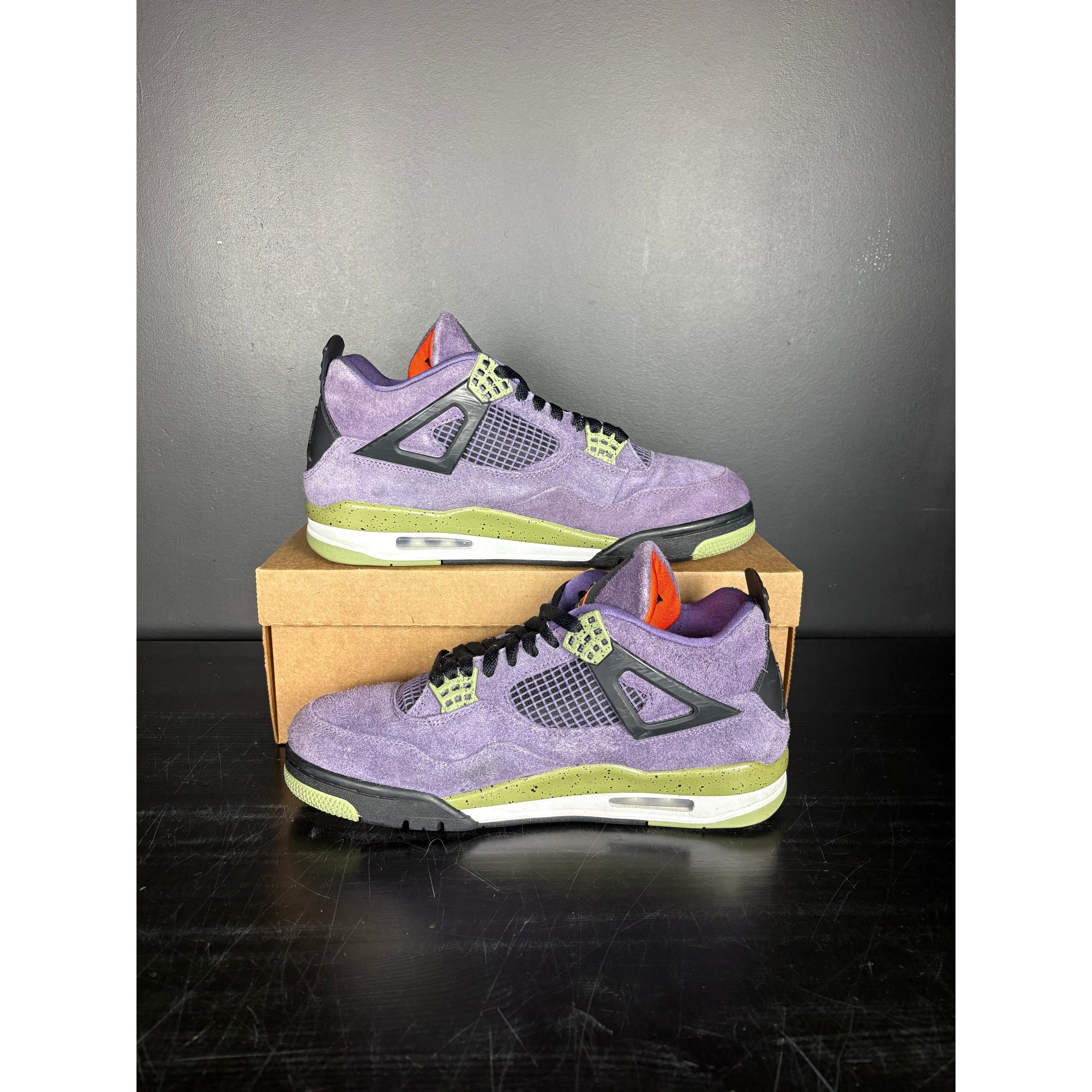 Air Jordan 4 Retro "Canyon Purple" (WMNS) **PRE-OWNED** NO BOX