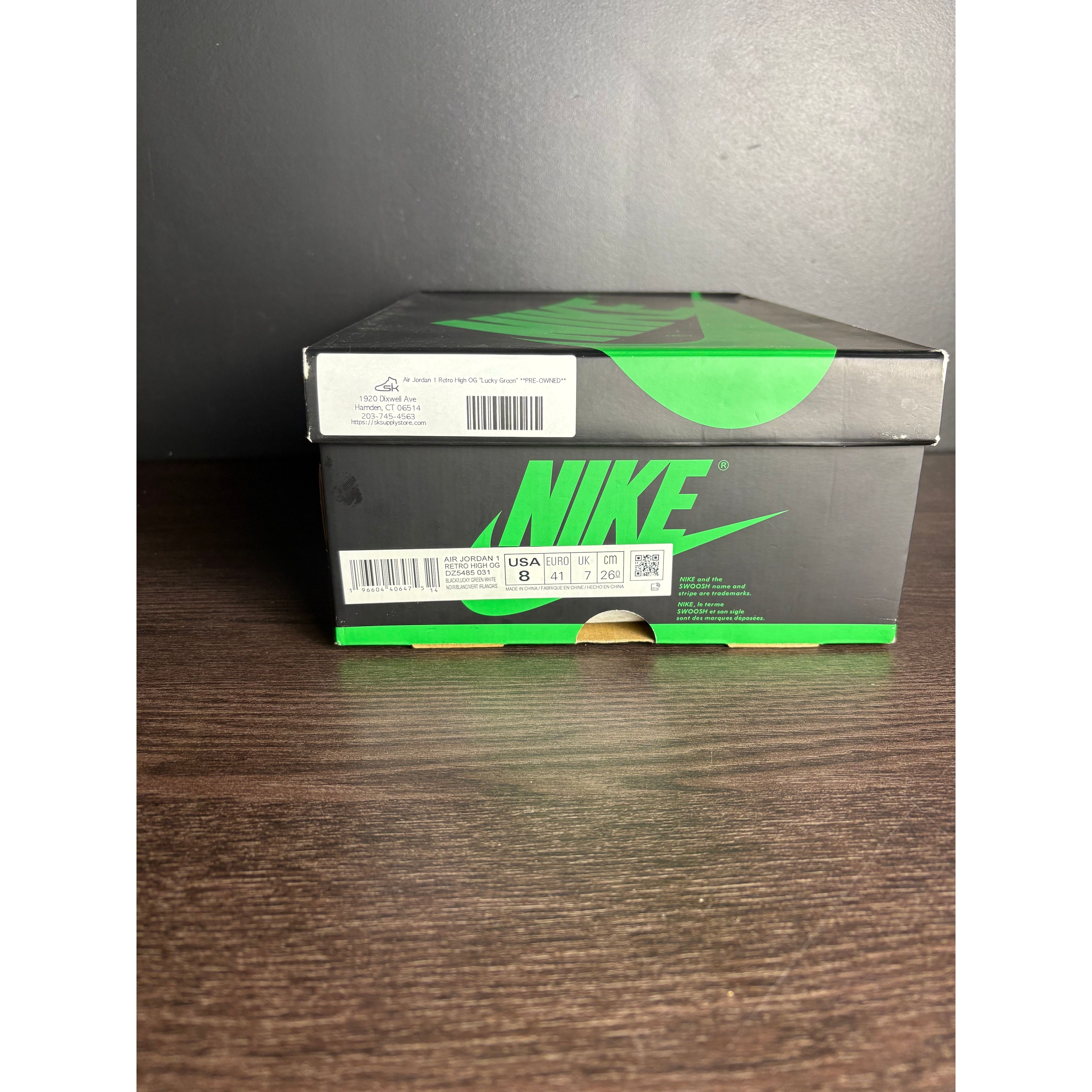 Air Jordan 1 Retro High OG "Lucky Green" **PRE-OWNED**