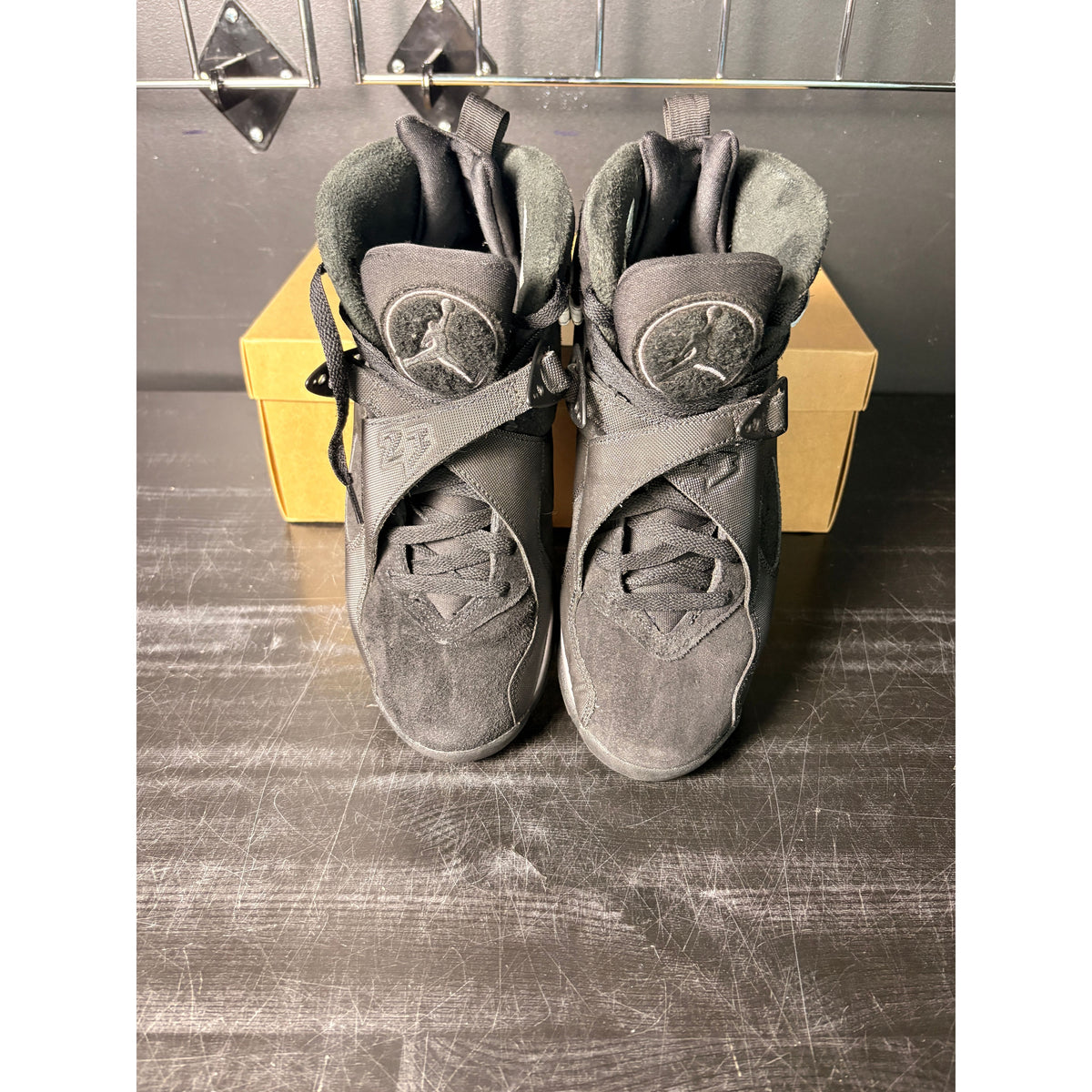 Air Jordan 8 Retro "Winterized Gunsmoke" **PRE-OWNED** REP. BOX