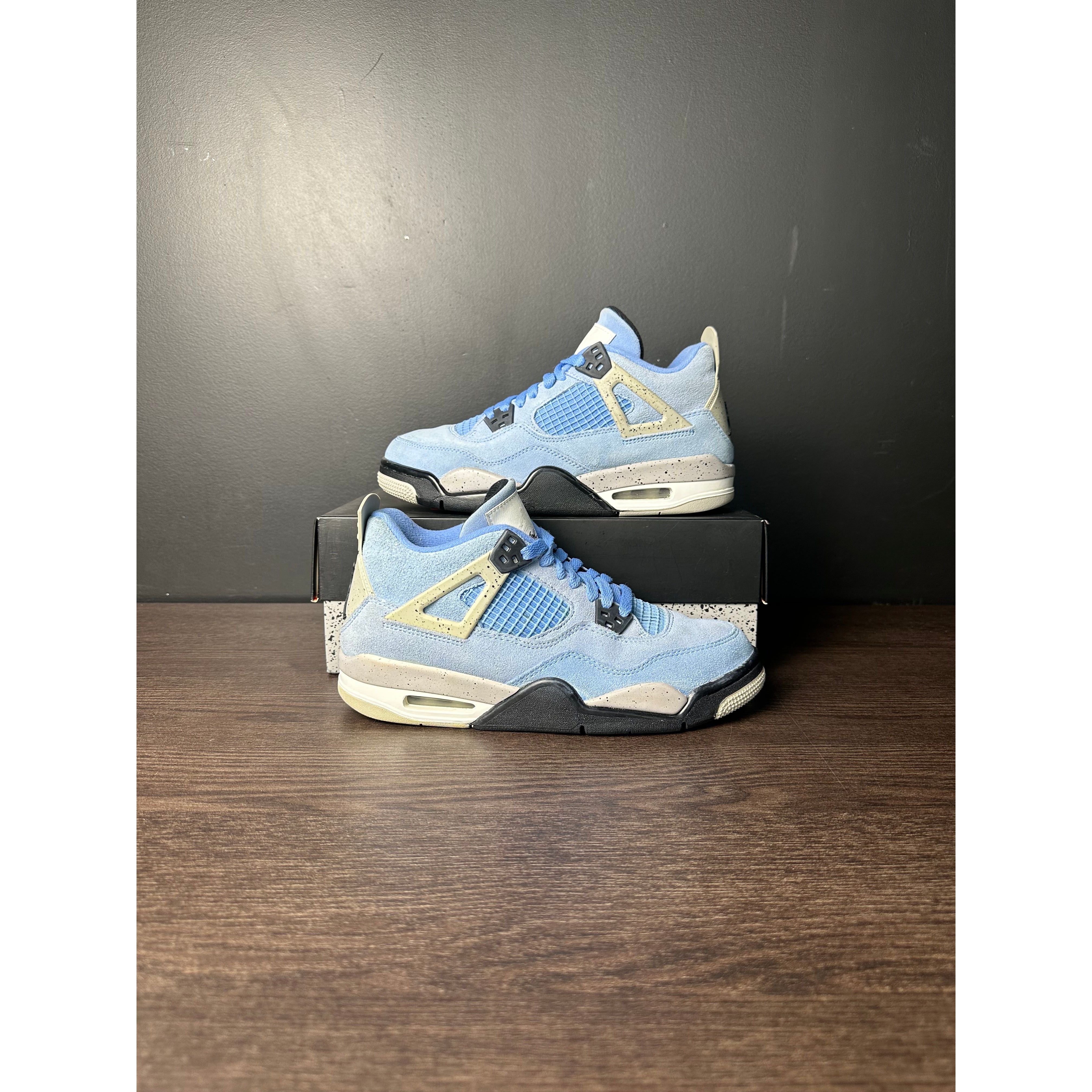 Air Jordan 4 Retro "University Blue" (GS) **PRE-OWNED**