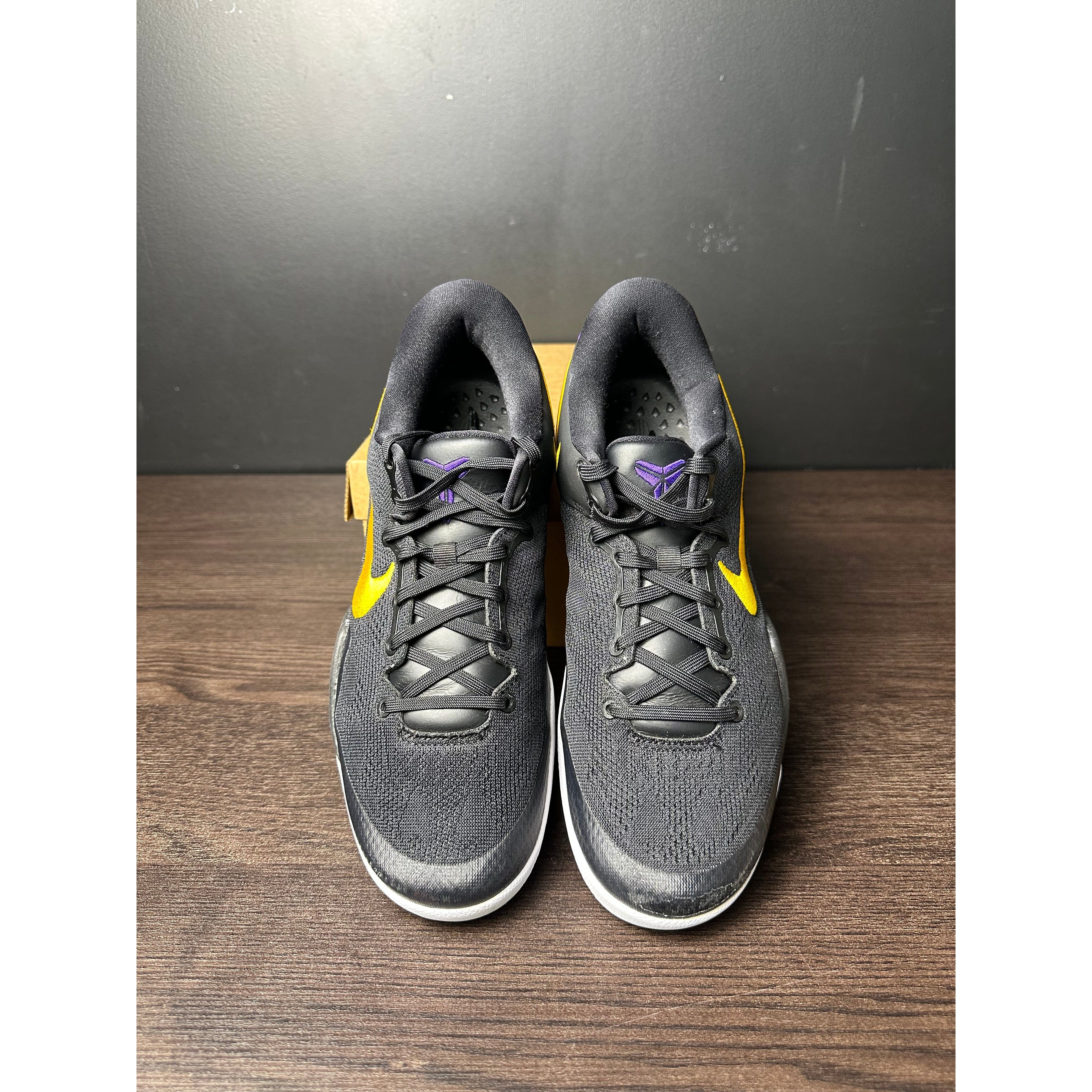 Nike Kobe 8 Protro "Lakers Away" **PRE-OWNED** NO BOX