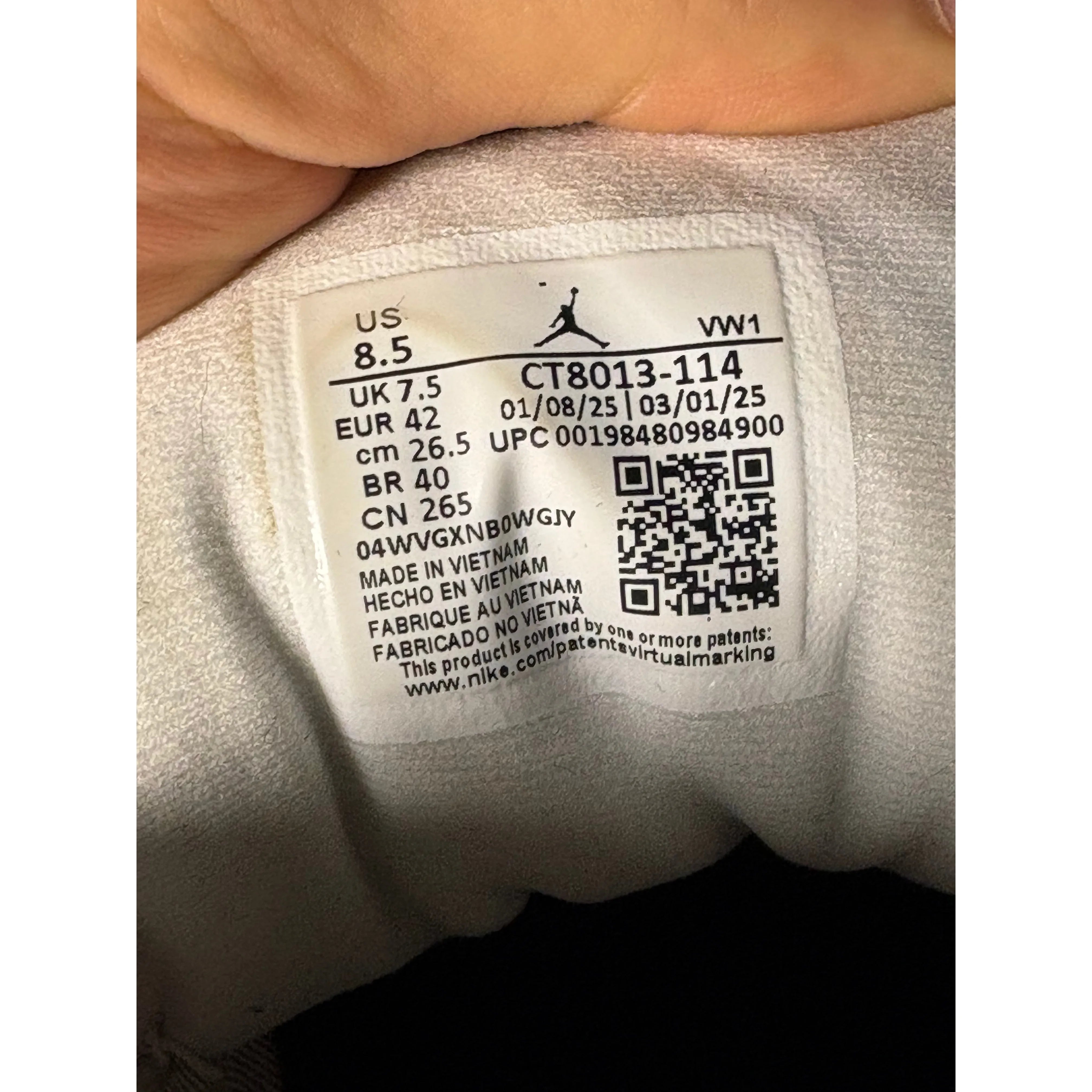 Air Jordan 12 Retro "French Blue" (2025) **PRE-OWNED**