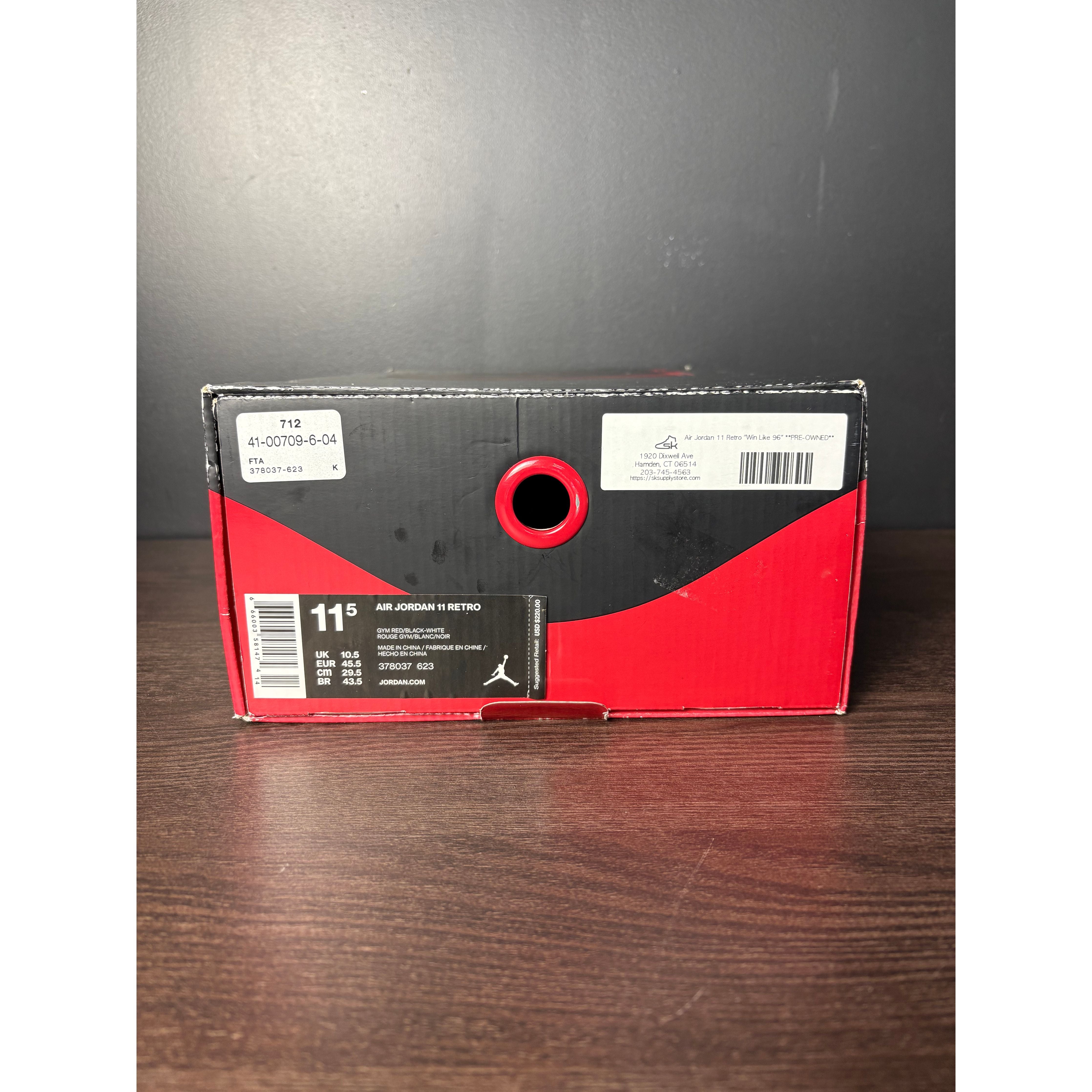 Air Jordan 11 Retro "Win Like 96" **PRE-OWNED**