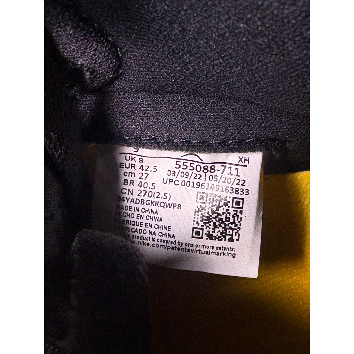 Air Jordan 1 Retro High OG "Taxi" **PRE-OWNED** REP. BOX