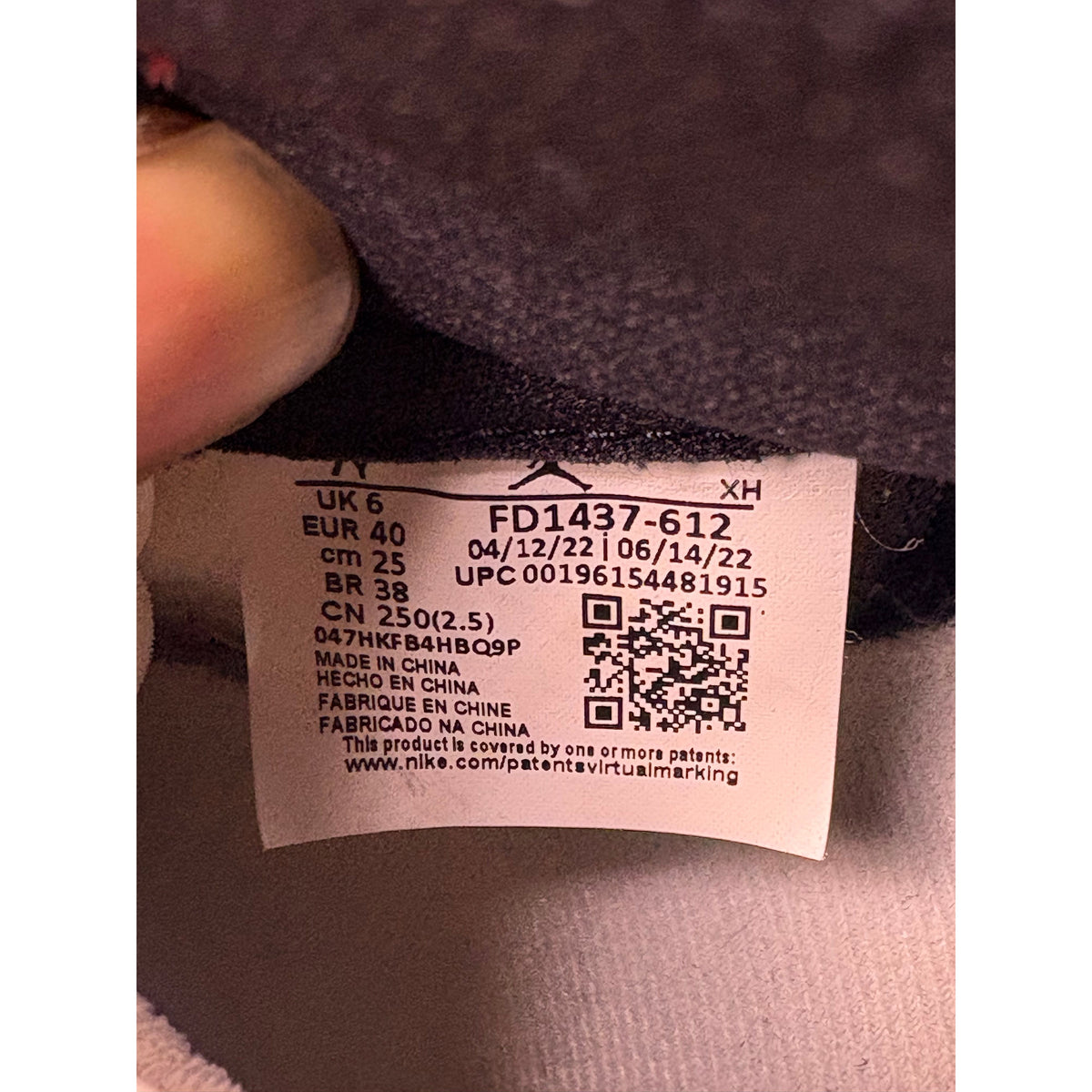 Air Jordan 1 Retro High OG "Chicago Lost and Found" (GS) **PRE-OWNED**