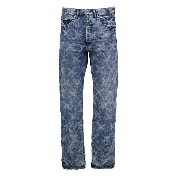 MID RISE INDIGO "GALAXY BLEACH CONSTELLATION LASER"