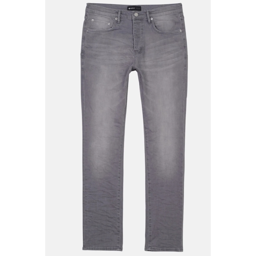 Purple Brand Straight Leg Jeans "Faded Grey Aged"