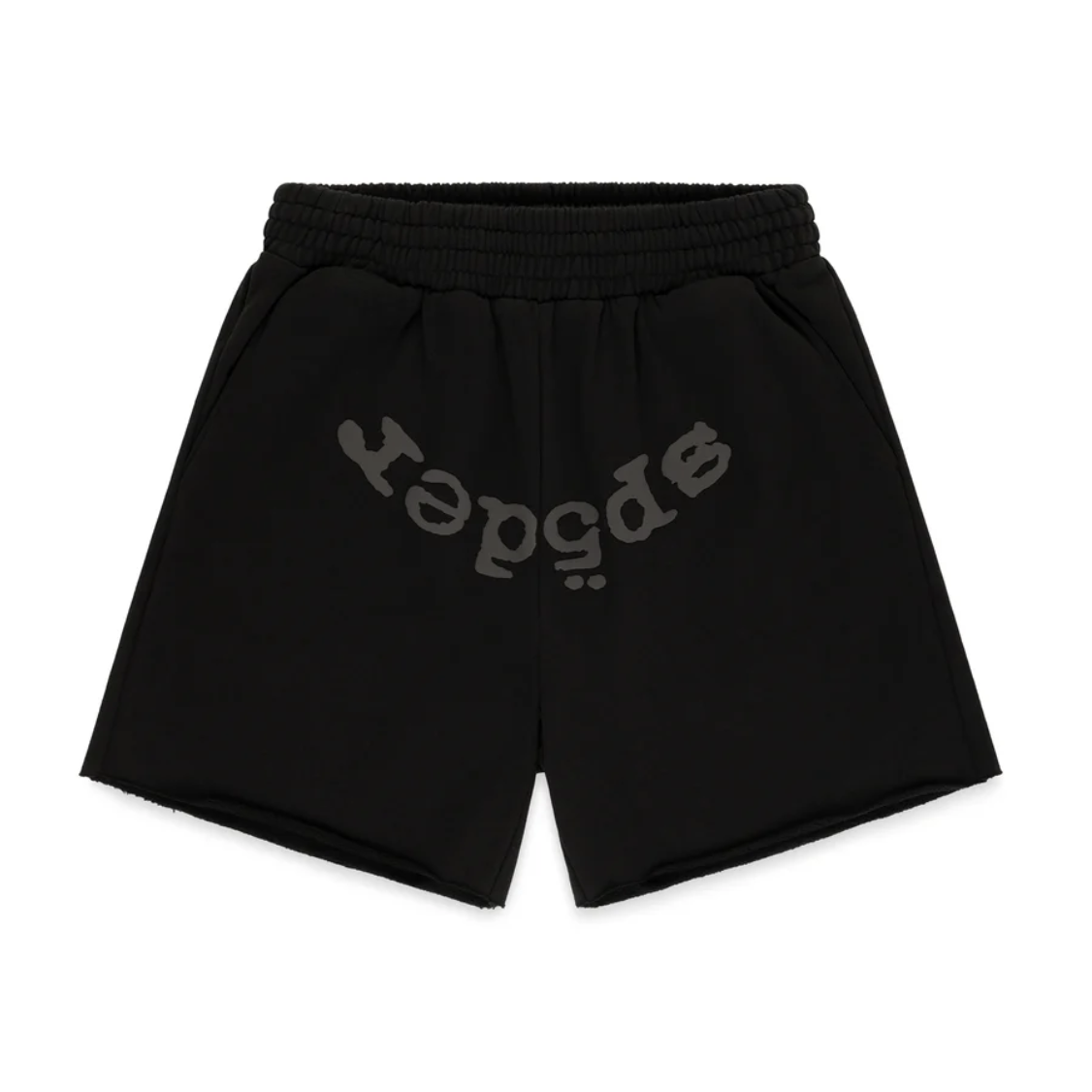Sp5der "OG Web" V2 Logo Sweat Short (Black)