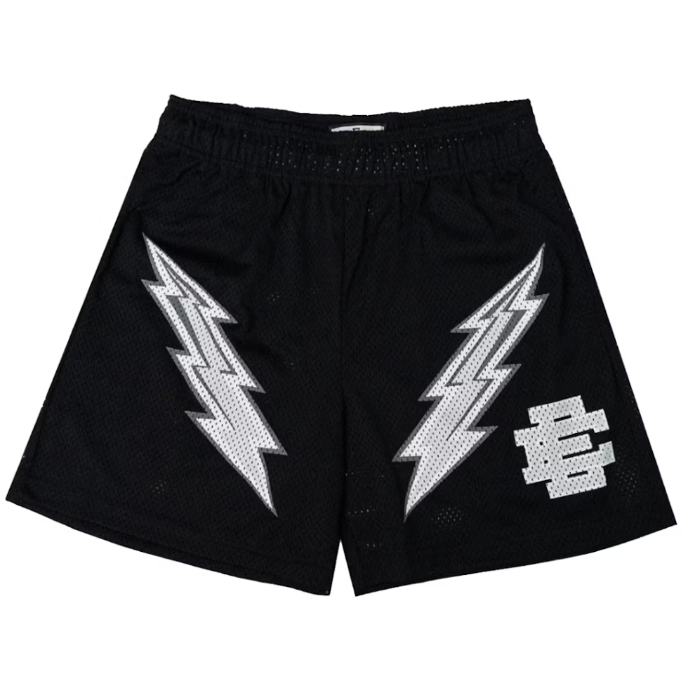 Eric Emanuel EE Basic "Lightning Bolt" (Cyber Monday) Short (Black/White)