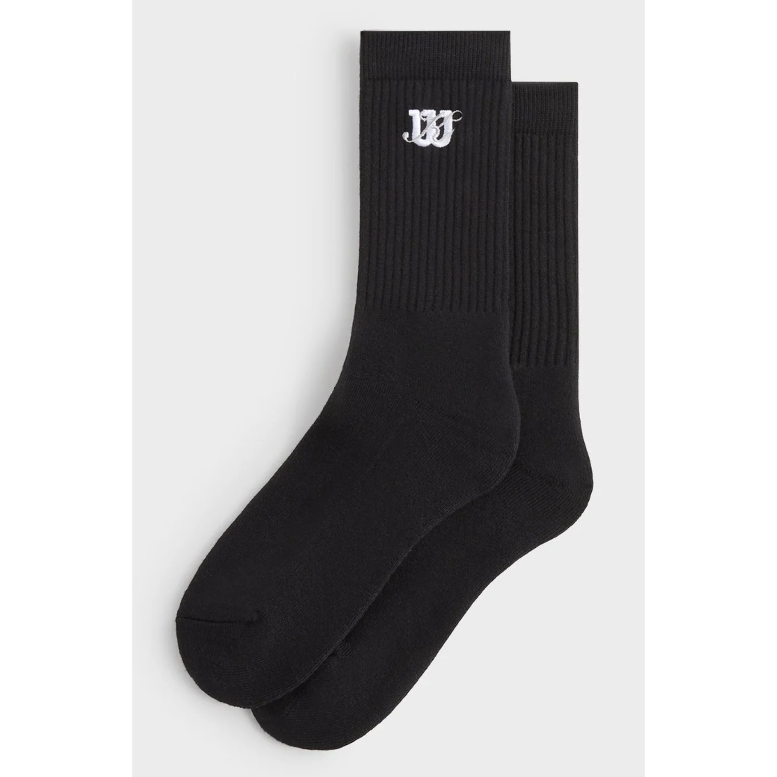 Kith for Wilson "Logo Crew" Socks (Black)
