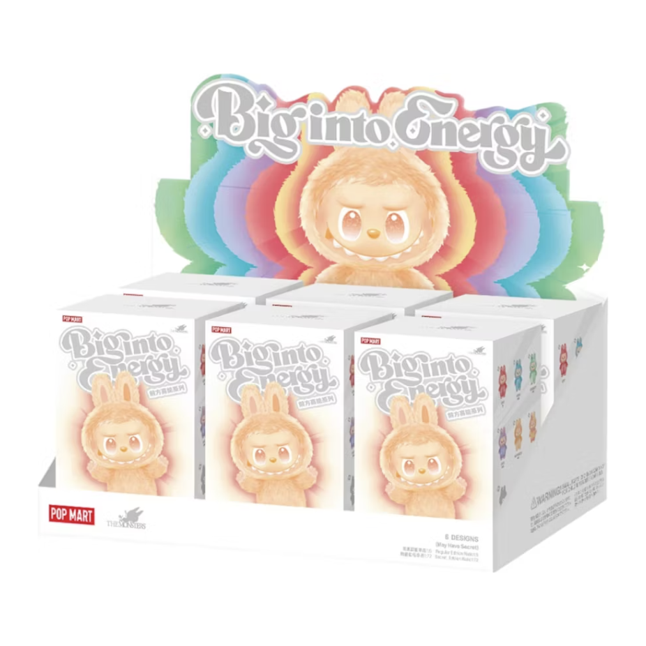 Pop Mart x Labubu The Monsters "Big into Energy" Series Vinyl Plush Pendant Sealed Case (6 Blind Box)
