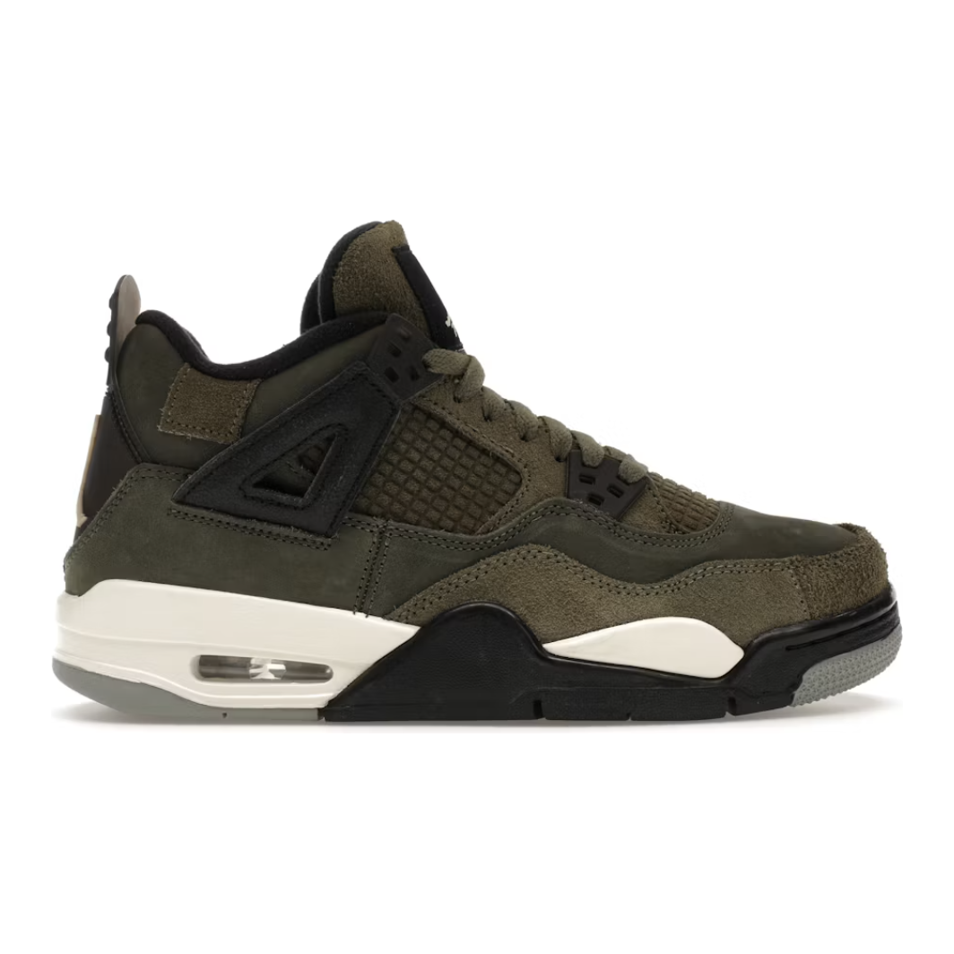 Air Jordan 4 Retro SE "Craft Medium Olive" (GS) **PRE-OWNED**