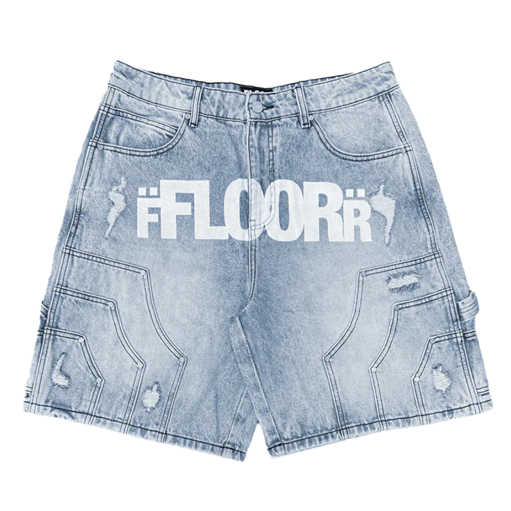 Floor914 Light Wash "Uniform" Jorts