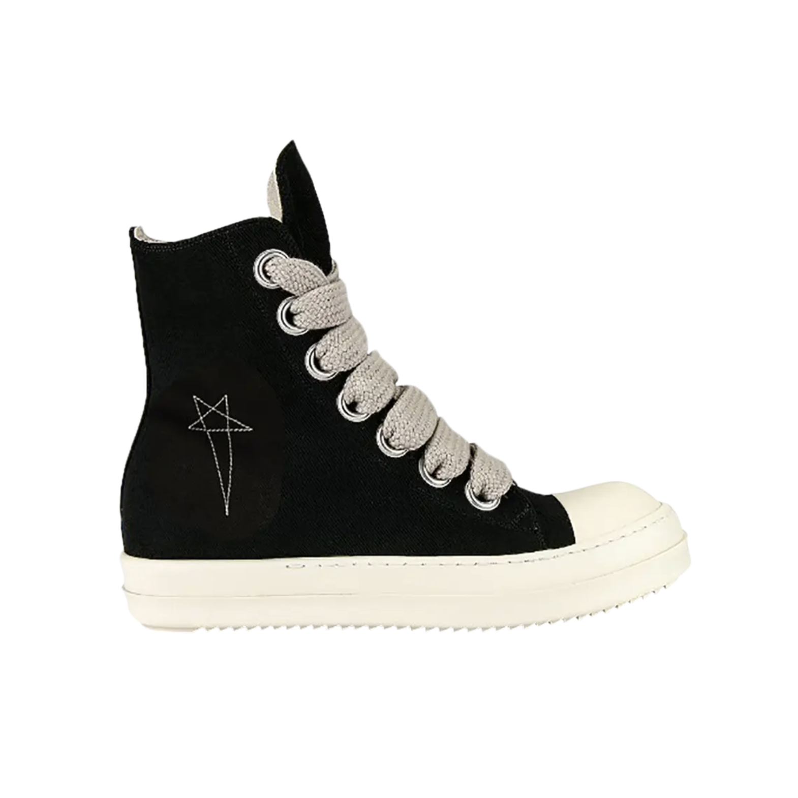 Rick Owens DRKSHDW "Penta" Jumbo Laced High "Black Milk"