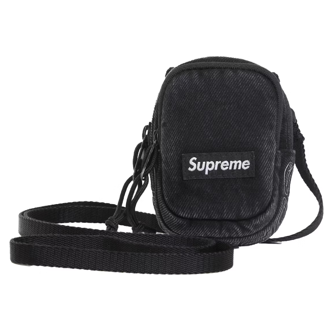 Supreme "Denim" Mini Utility Bag (Black)