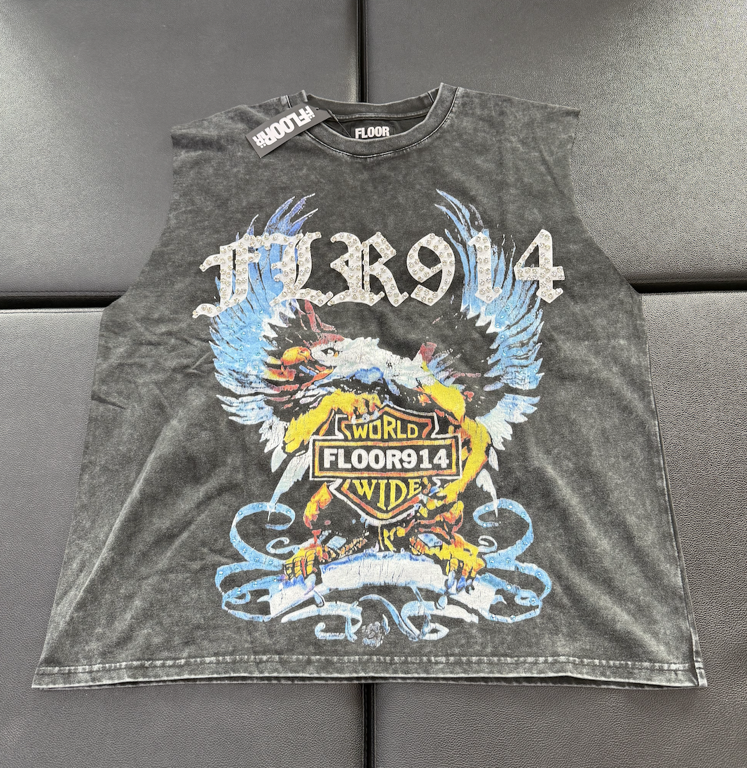 Floor914 "Skystricker" Washed Sleeveless (SET)