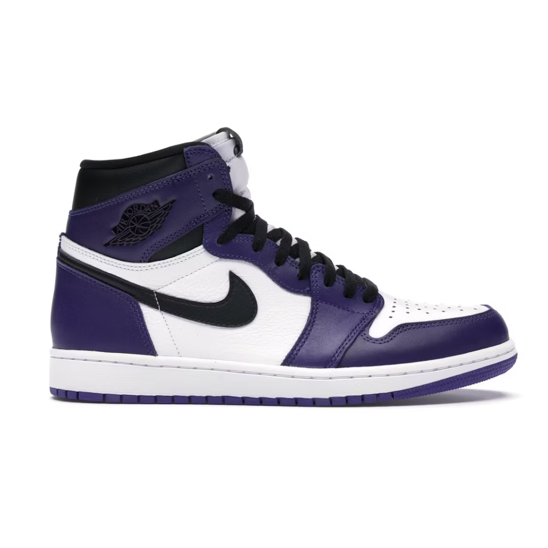 Air Jordan 1 Retro High Court "Purple White" REP. BOX