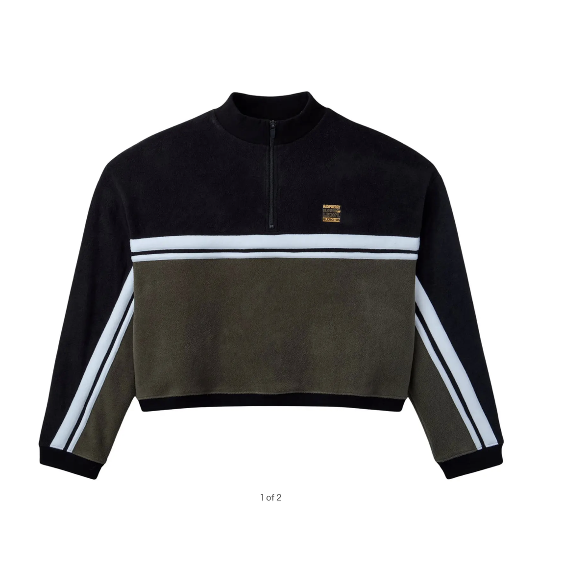GV Gallery "Polar" Quarter Zip (Black/Olive)