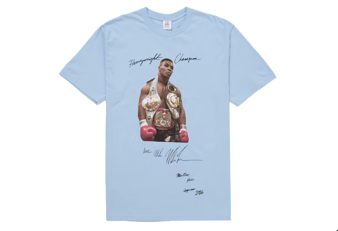 Supreme x Martine Rose "Champion" Tee (Light Blue)