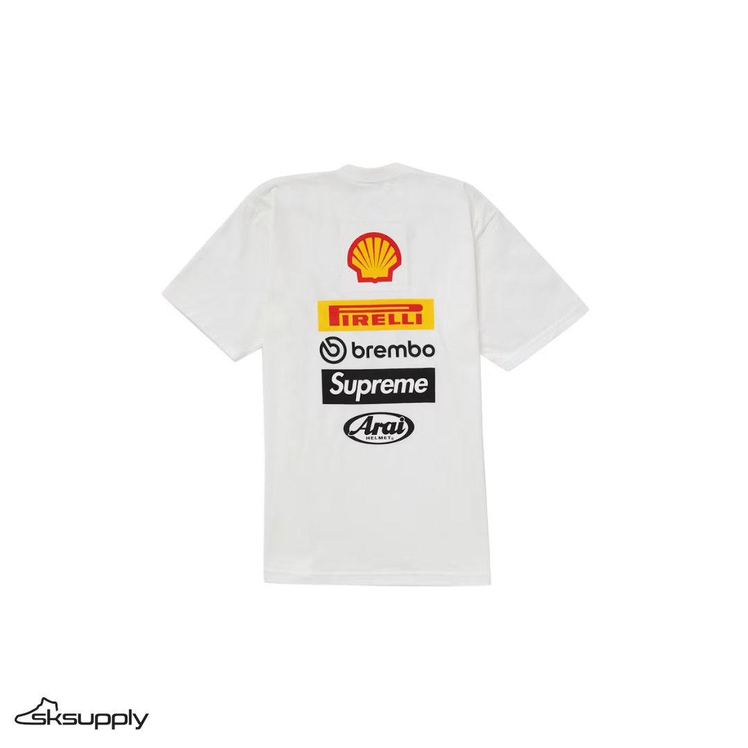 Supreme x Ducati "Logo" Tee (White)