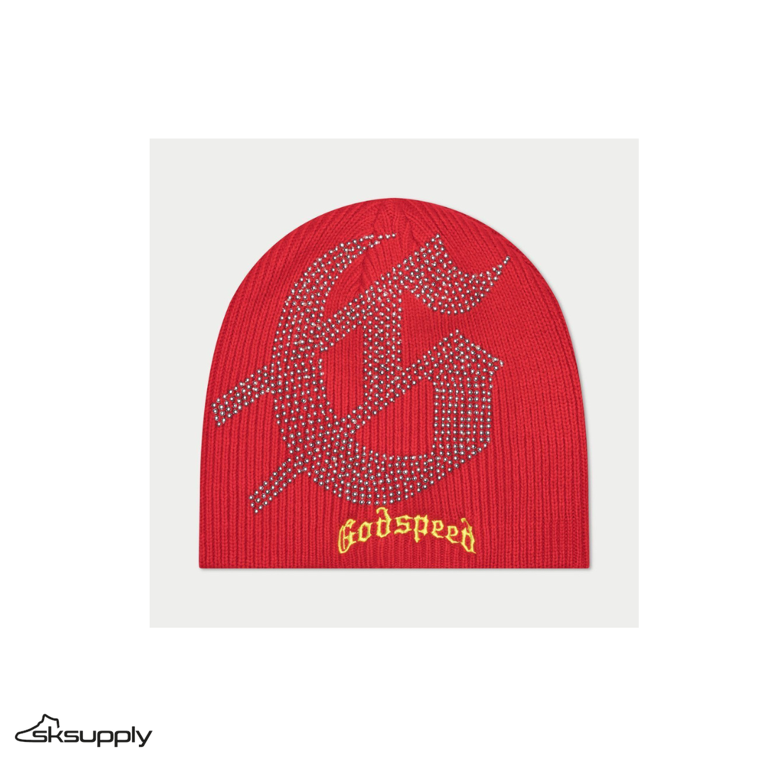 Godspeed "Studded" Beanie (Red)