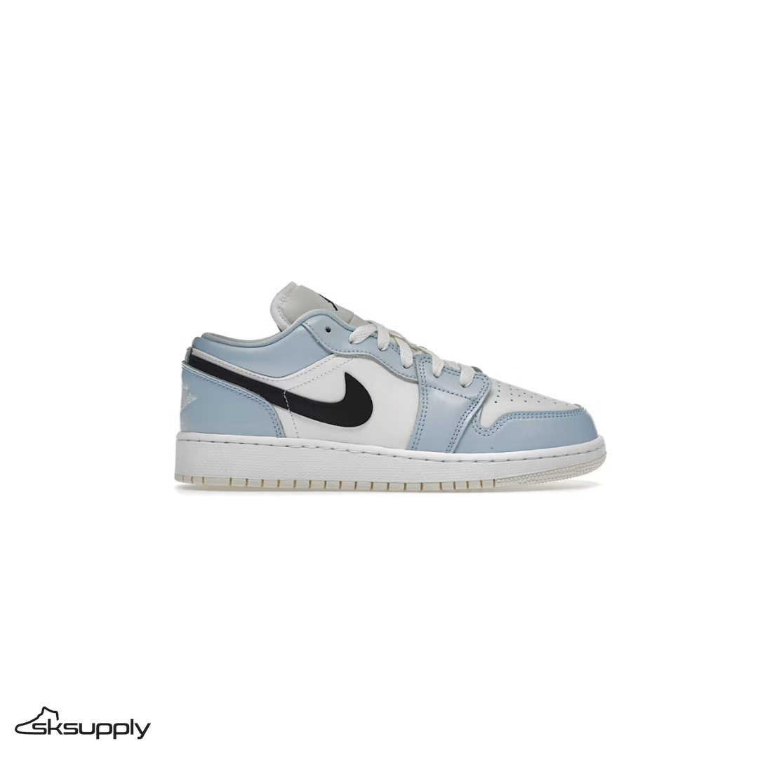 Air Jordan 1 Low "Ice Blue Black" (GS)