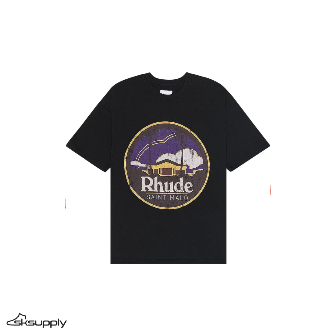 Rhude "Saint Malo" Tee (Vintage Black)