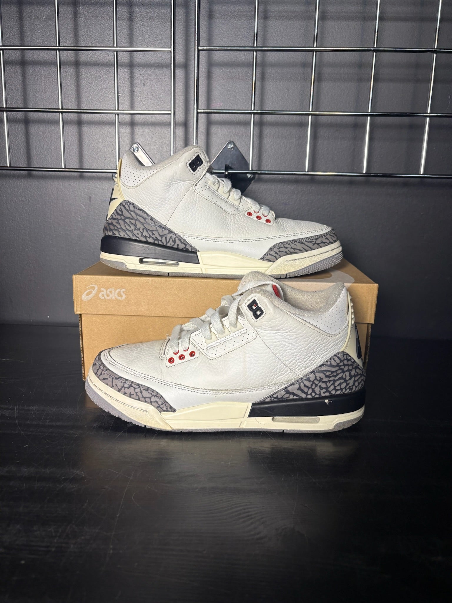 Air Jordan 3 Retro "White Cement Reimagined" (GS) **PRE-OWNED**