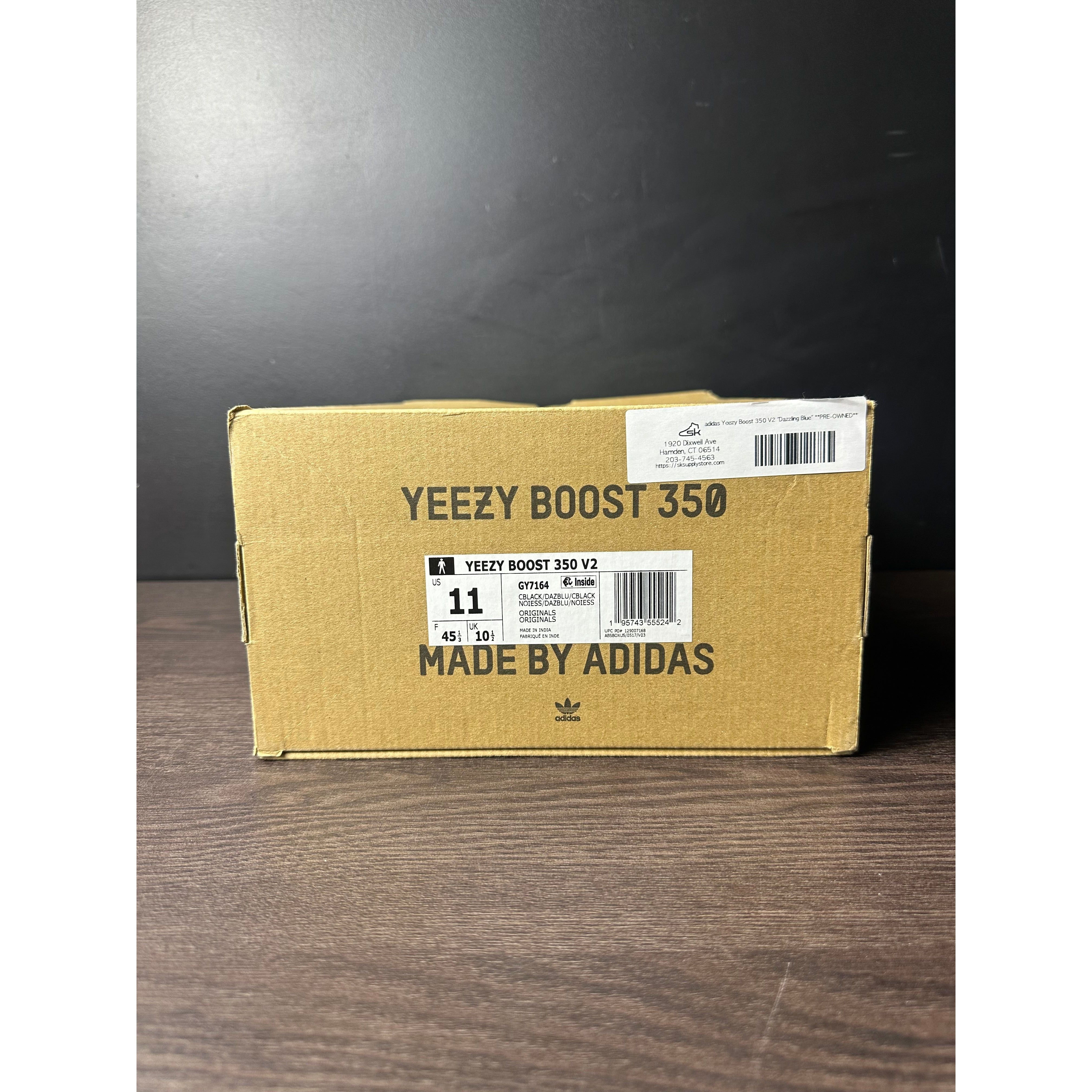 adidas Yeezy Boost 350 V2 "Dazzling Blue" **PRE-OWNED**