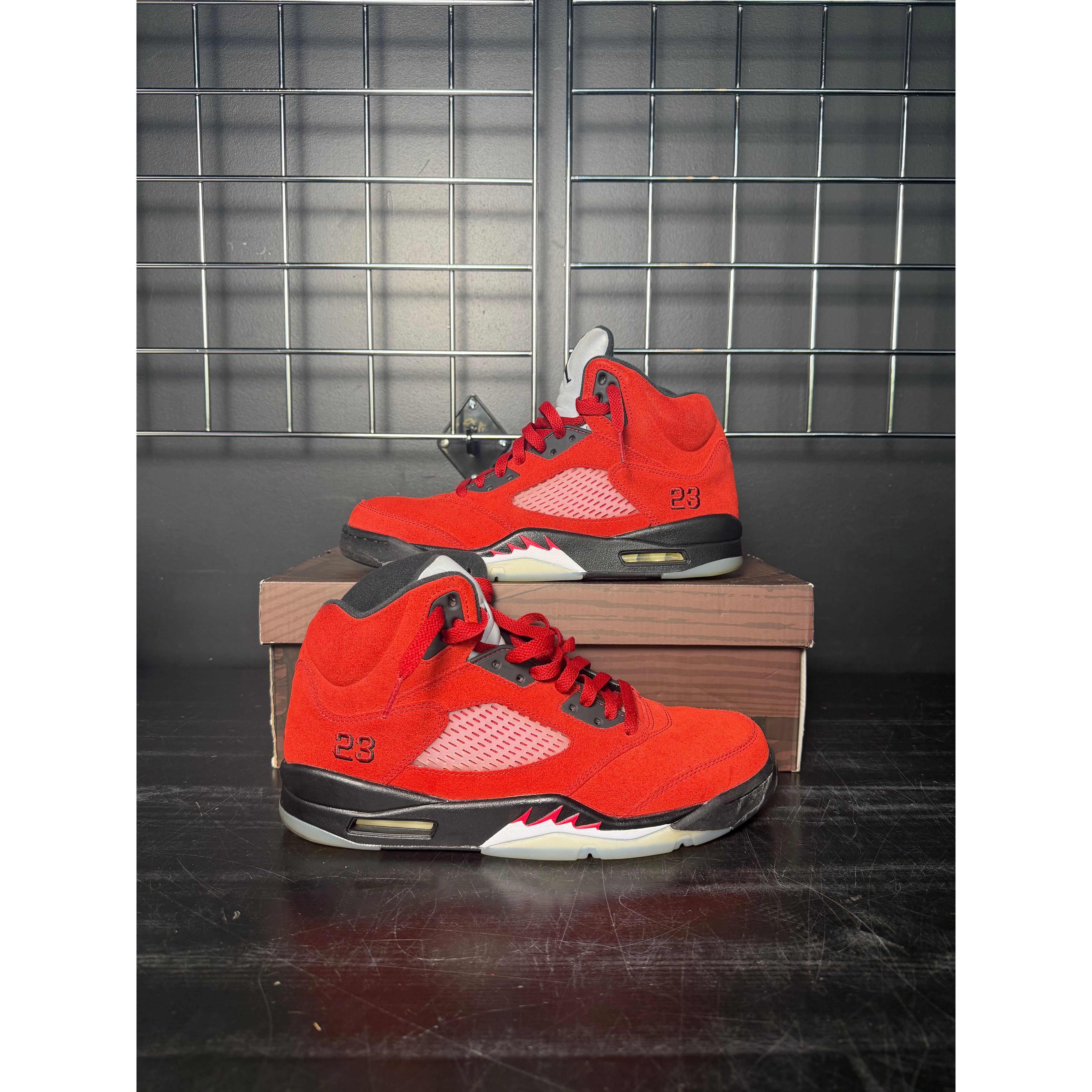 Air Jordan 5 Retro "Raging Bull Red" (2021) **Pre-Owned**