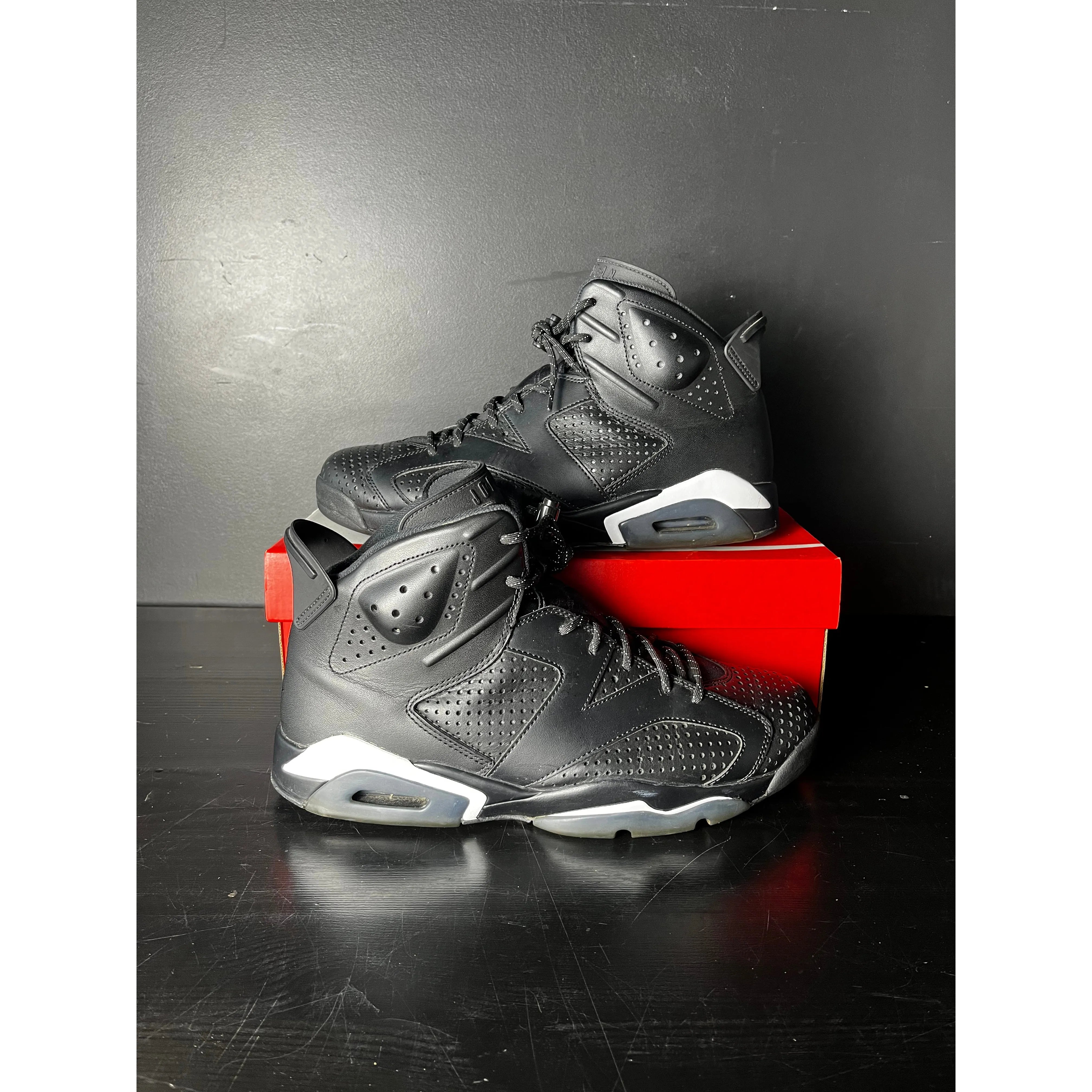 Air Jordan 6 Retro "Black Cat" **PRE-OWNED** REP. BOX