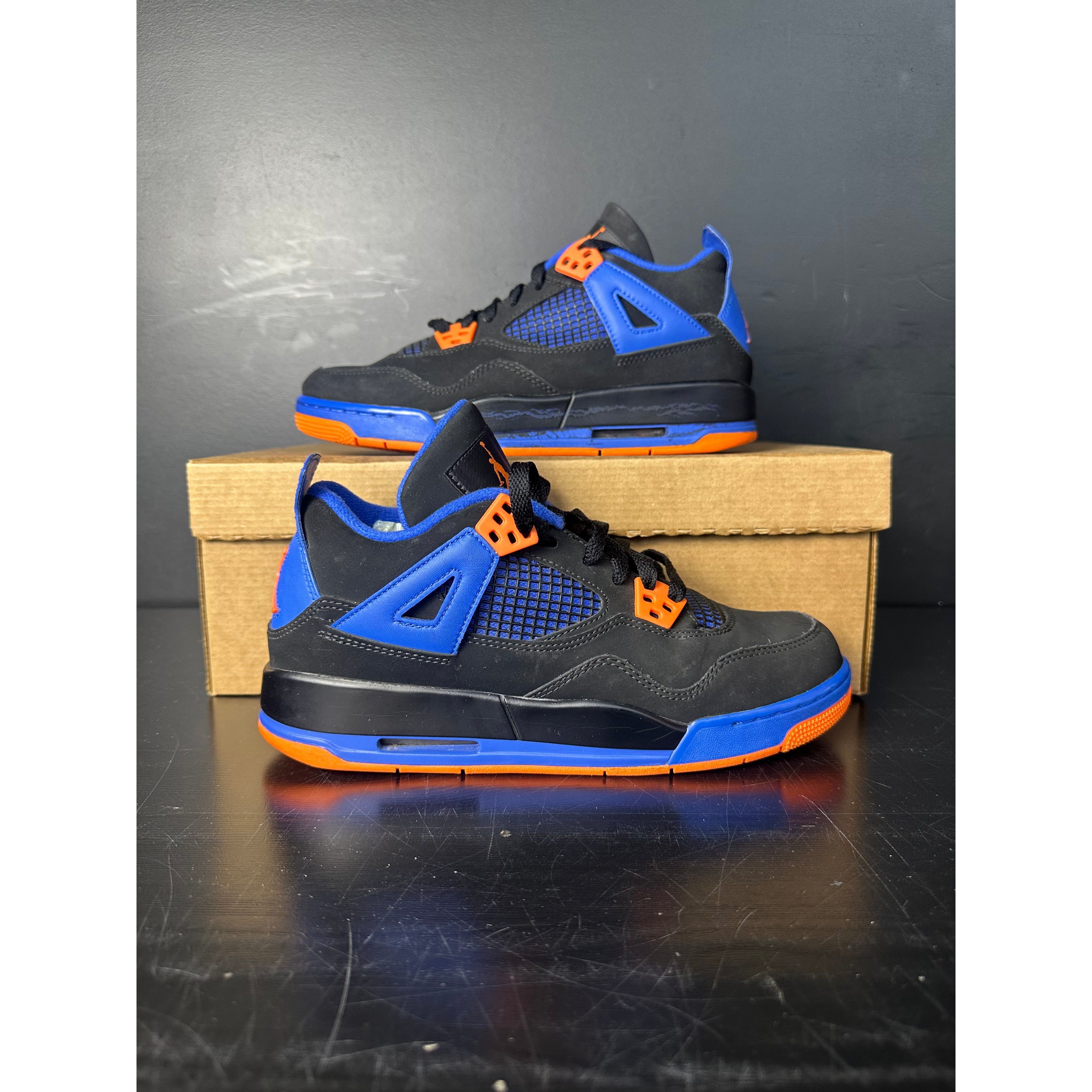 Air Jordan 4 Retro "Cavs" (GS) **PRE-OWNED** REP. BOX