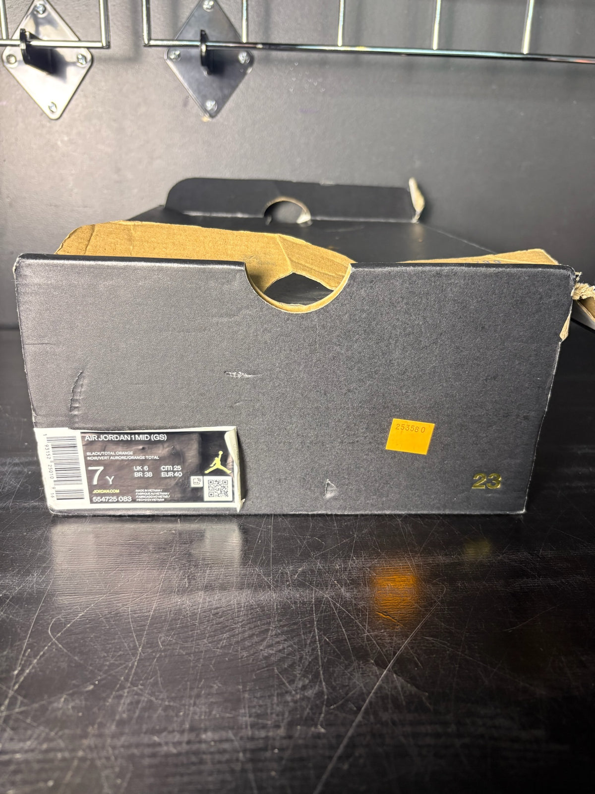 Air Jordan 1 Mid "Multi-Color" (GS) **PRE-OWNED**