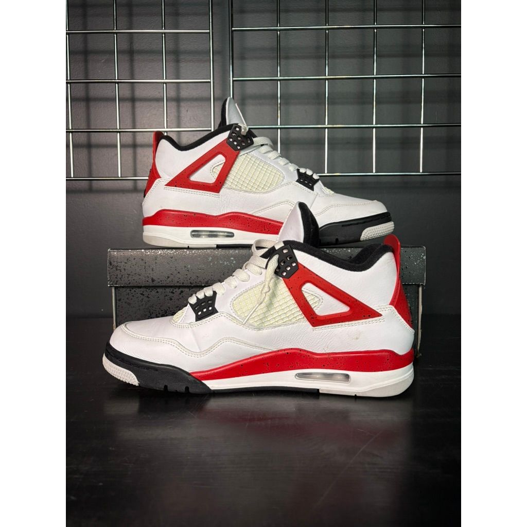 Air Jordan 4 Retro "Red Cement" **PRE-OWNED**