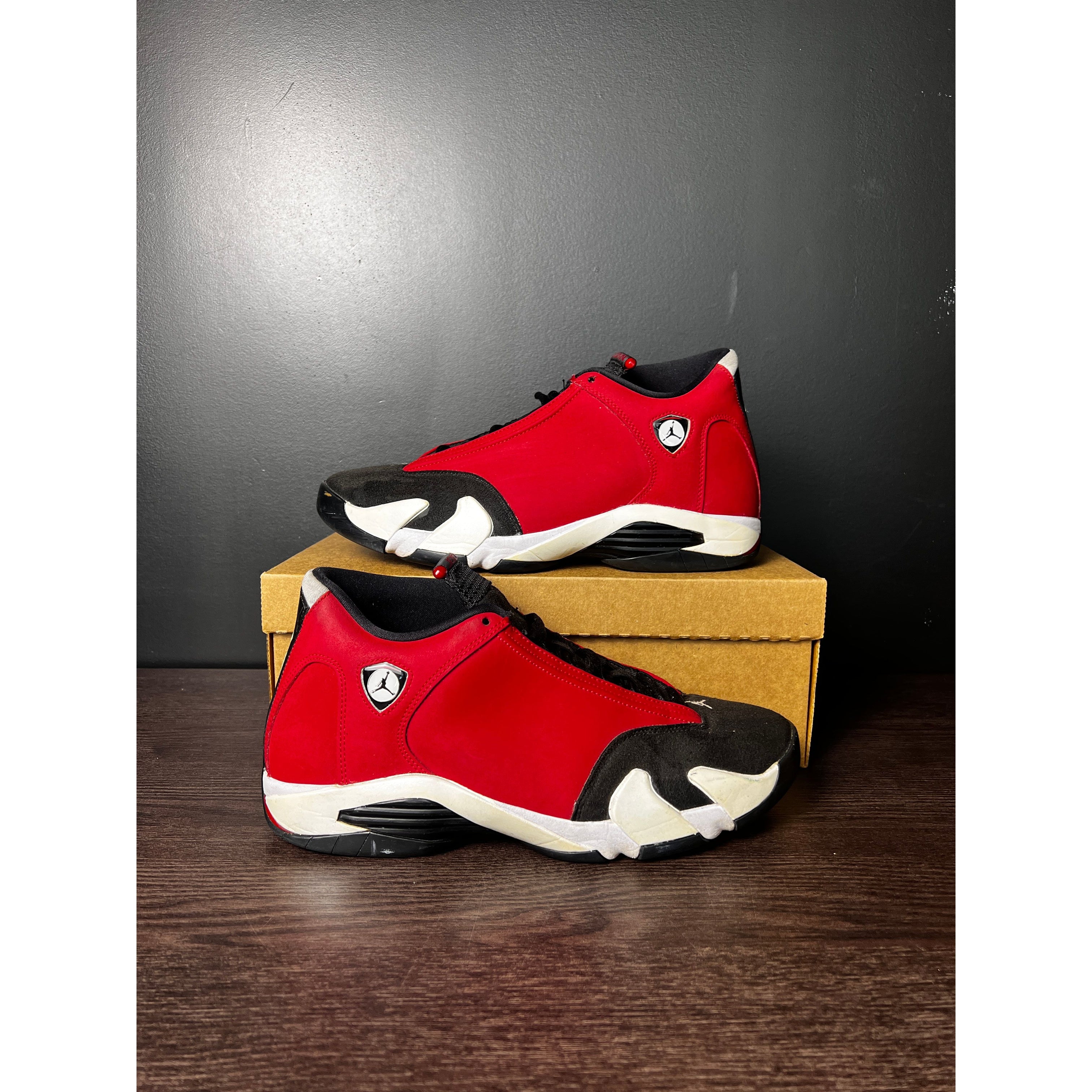 Air Jordan 14 Retro "Gym Red Toro" **PRE-OWNED** REP. BOX