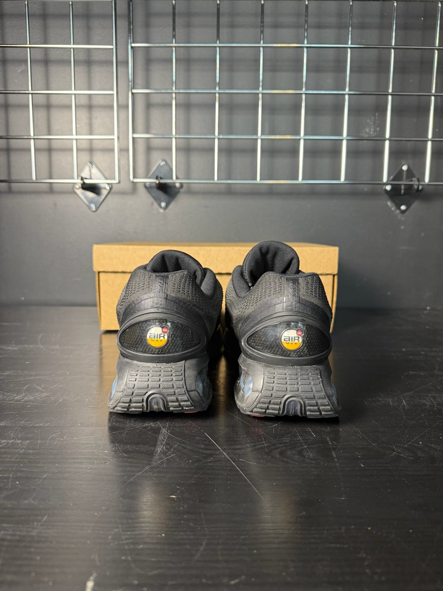 Nike Air Max Dn Black "Metallic Grey" **PRE-OWNED**