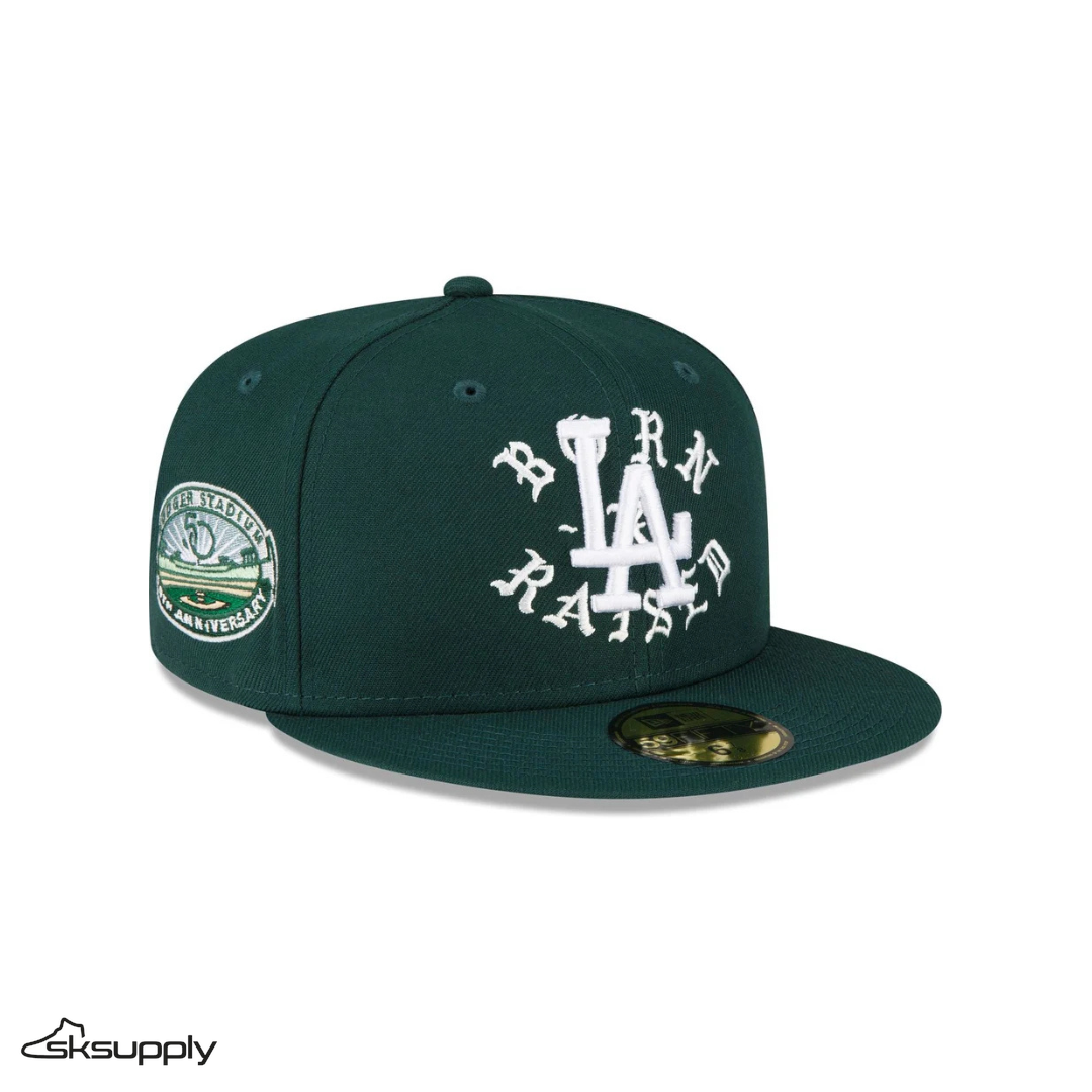 Born x Raised × Los Angeles Dodgers × New Era "50TH ANNIVERSARY" PATCH HAT