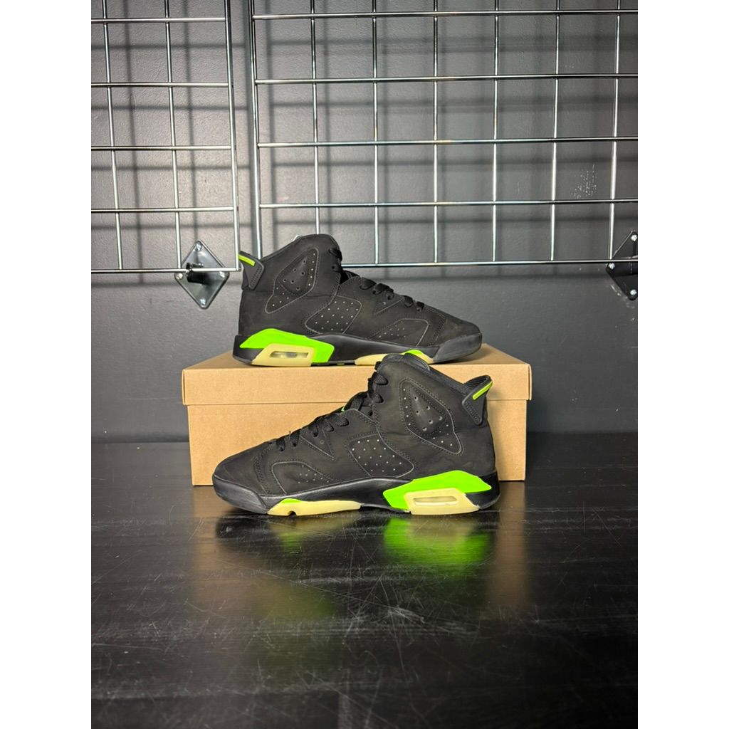 AirJordan 6 "Electric Green" (GS) **PRE OWNED** REP. BOX
