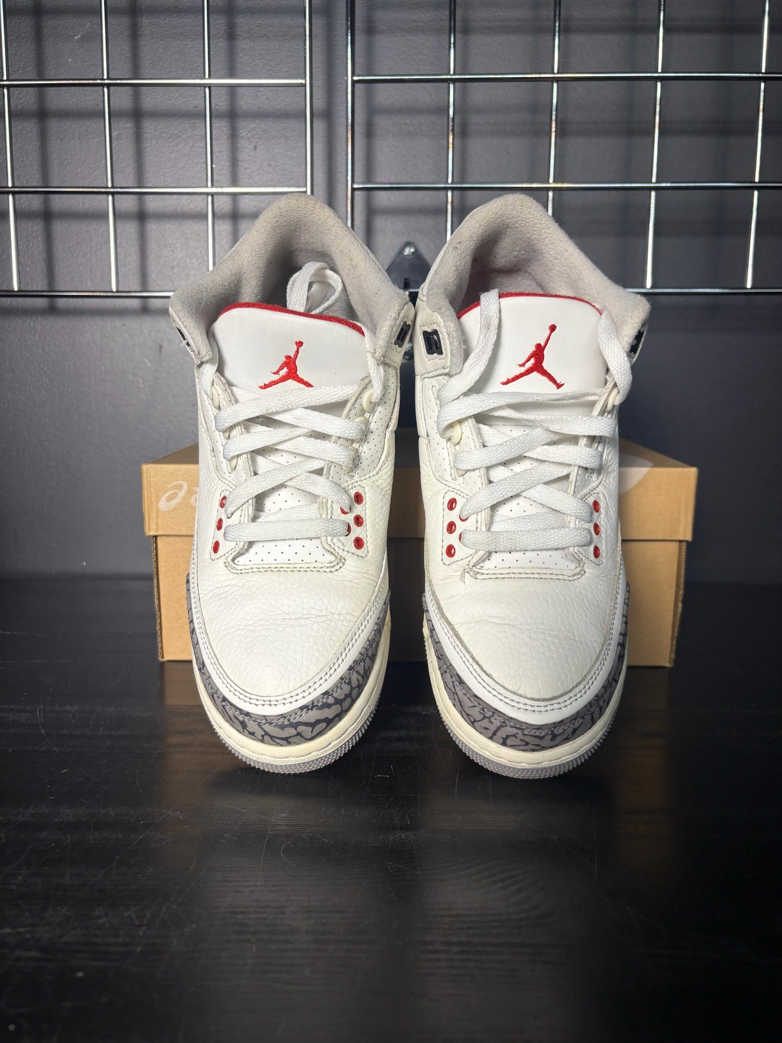 Air Jordan 3 Retro "White Cement Reimagined" (GS) **PRE-OWNED**