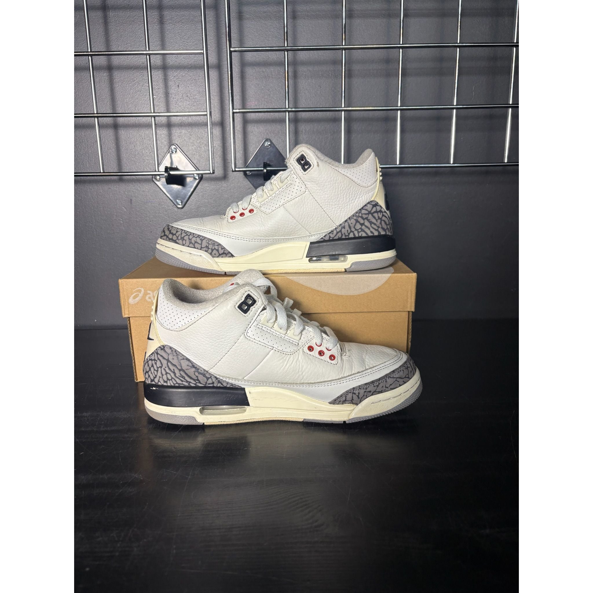 Air Jordan 3 Retro "White Cement Reimagined" (GS) **PRE-OWNED**