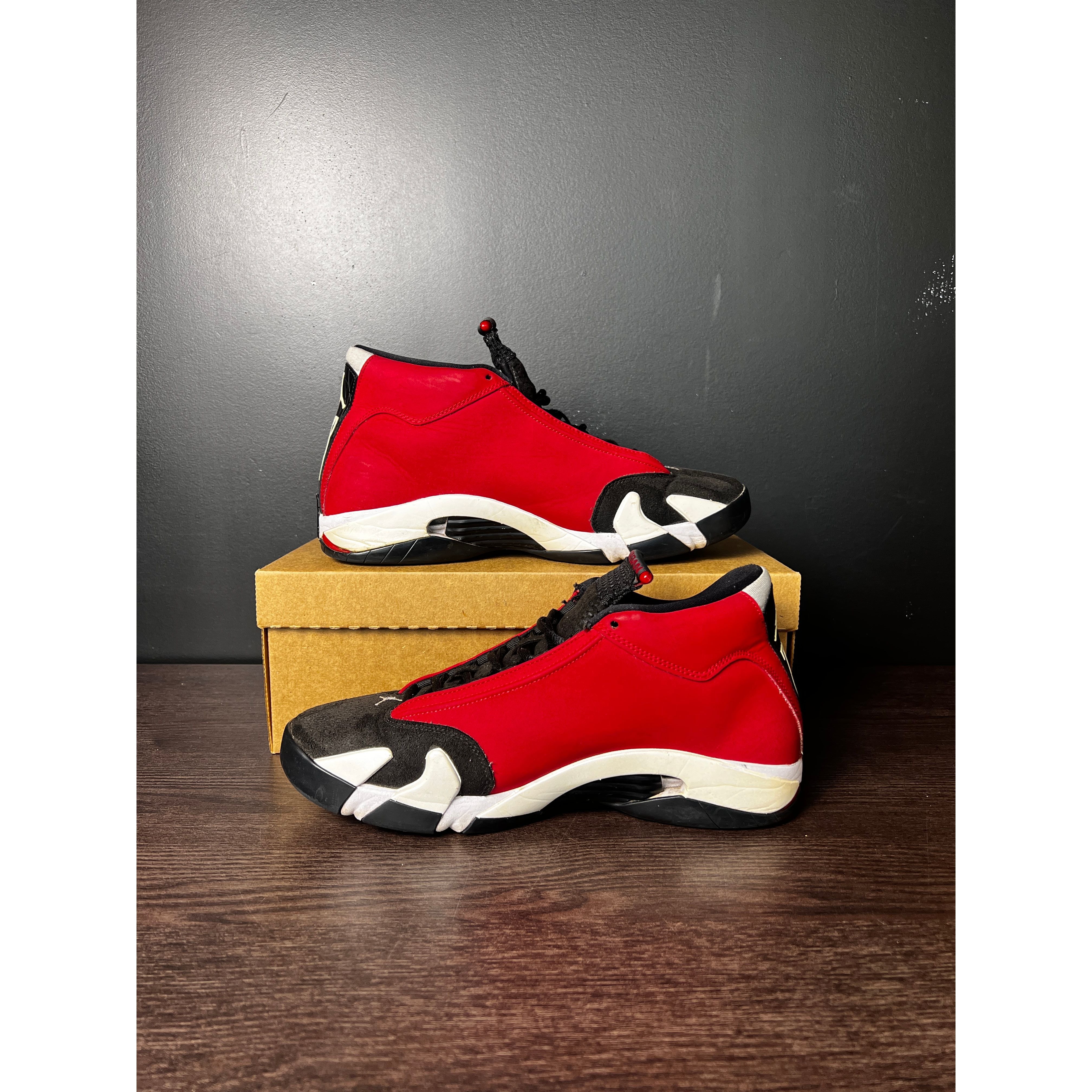 Air Jordan 14 Retro "Gym Red Toro" **PRE-OWNED** REP. BOX