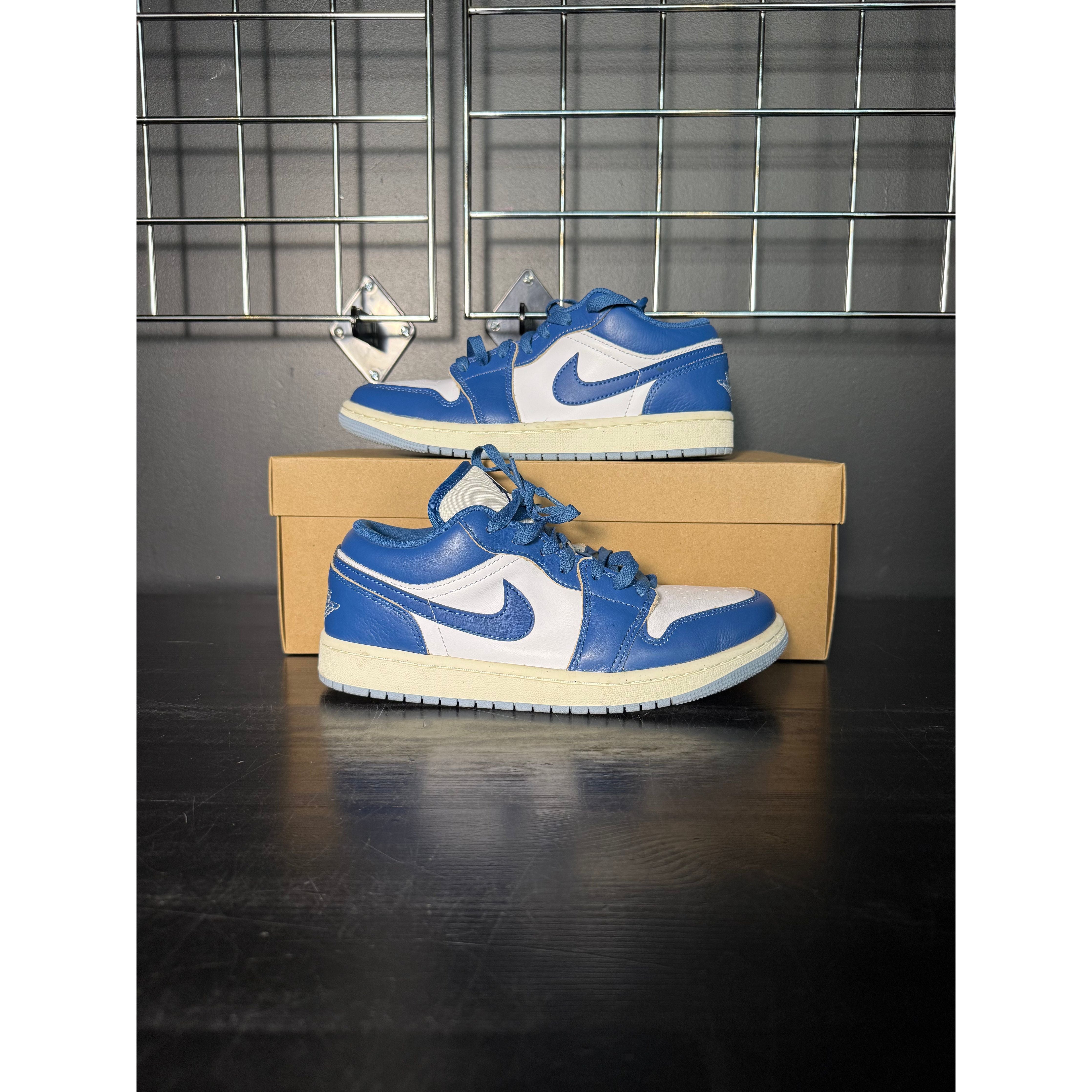 Air Jordan 1 Low "Industrial Blue" **PRE-OWNED** REP. BOX