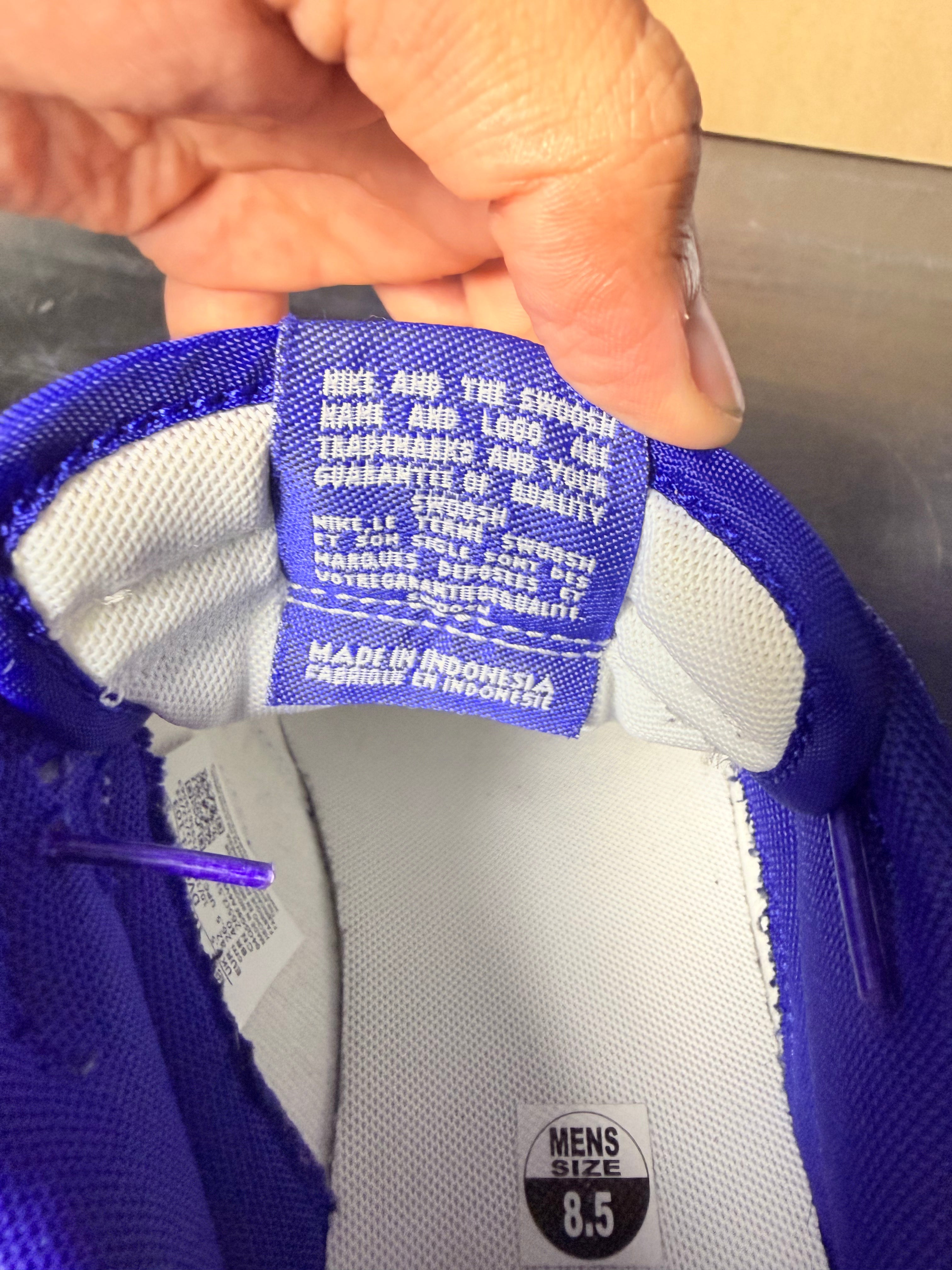 Nike Dunk Low "Concord" **PRE-OWNED** **REP. BOX**