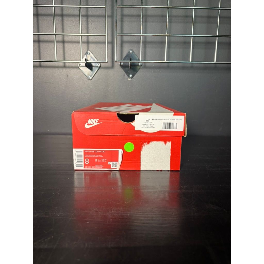 Nike Dunk Low Retro "UNLV" (2021) **PRE-OWNED**