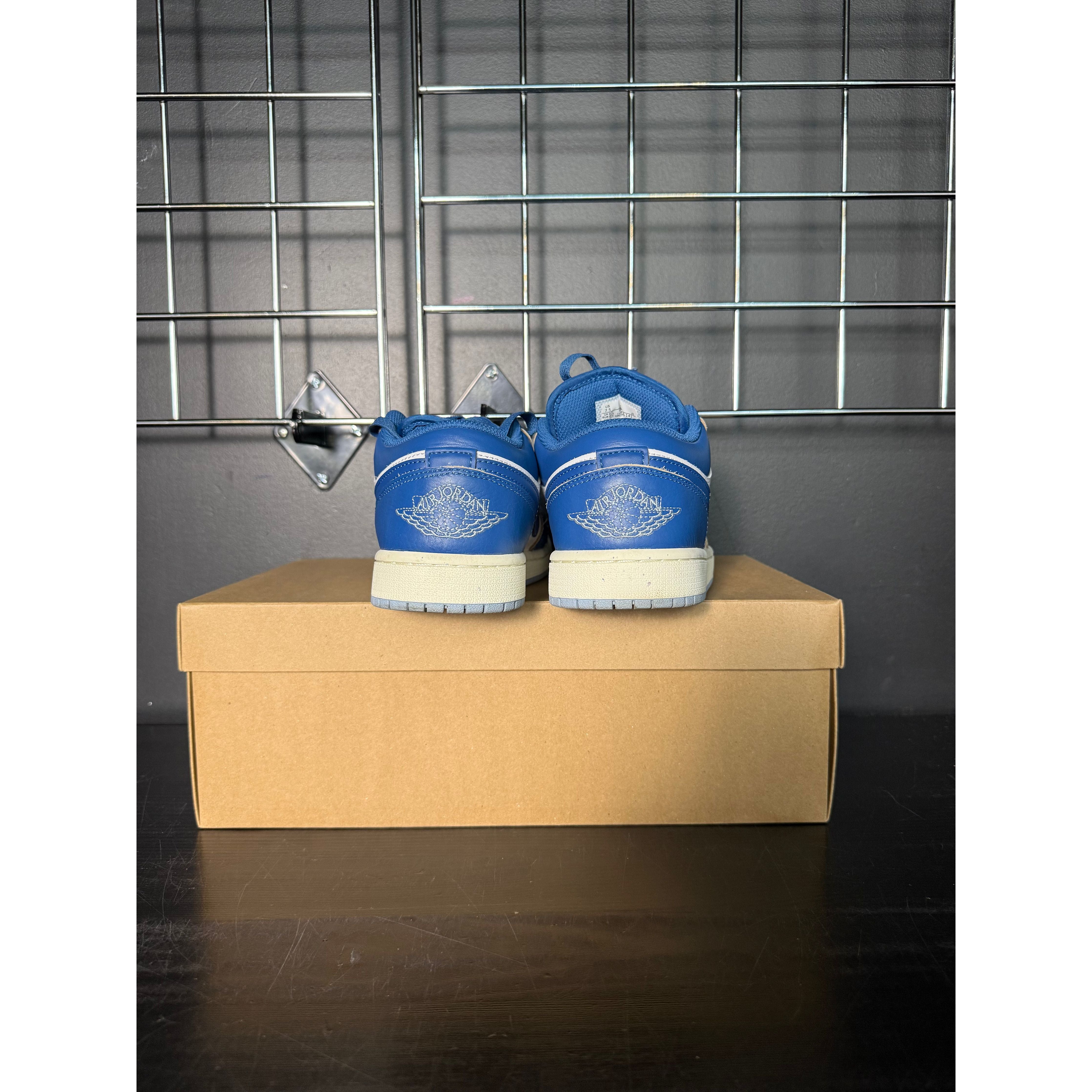 Air Jordan 1 Low "Industrial Blue" **PRE-OWNED** REP. BOX