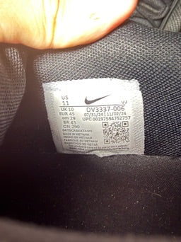 Nike Air Max Dn Black "Metallic Grey" **PRE-OWNED**